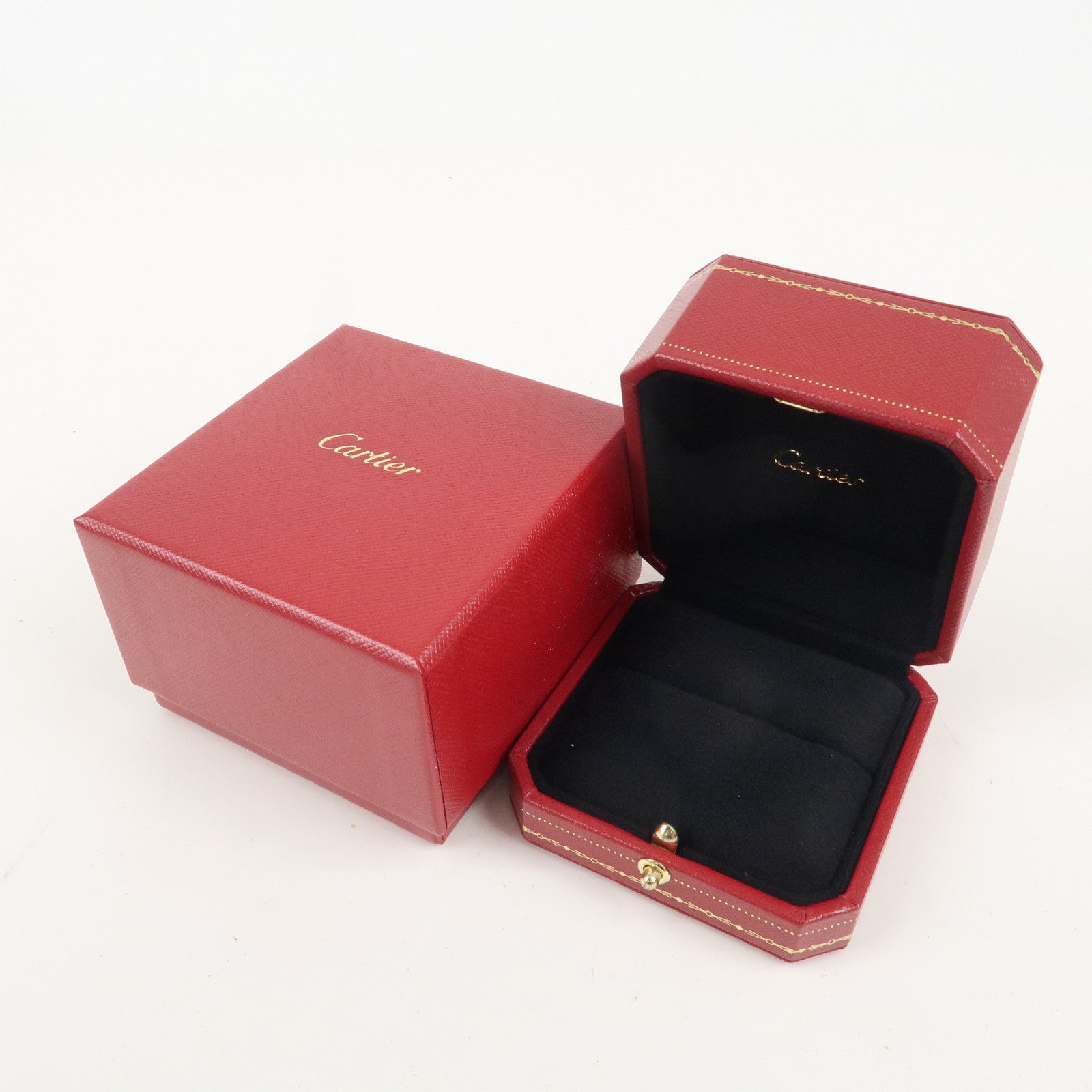 Cartier Set of 2 Ring Box Display Box Jewelry Box For Ring