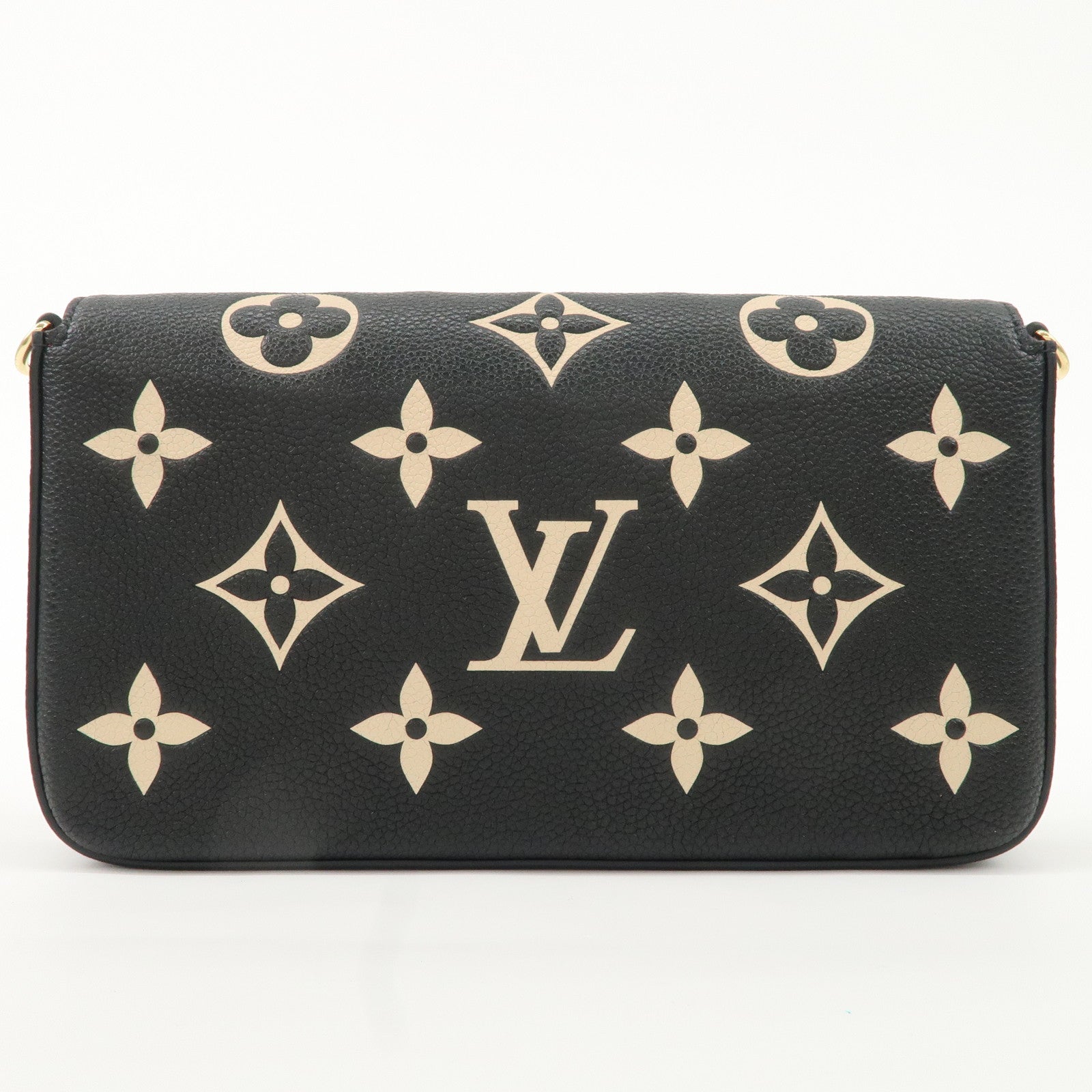 Louis Vuitton Monogram Empreinte Pochette Félicie Black M82479 Used