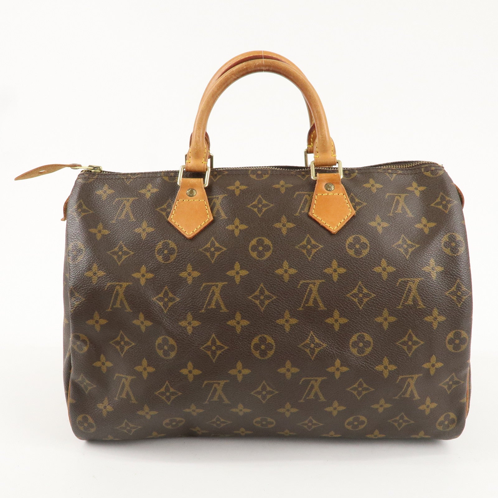 Louis Vuitton Monogram Speedy 35 Hand Bag Boston Bag M41524