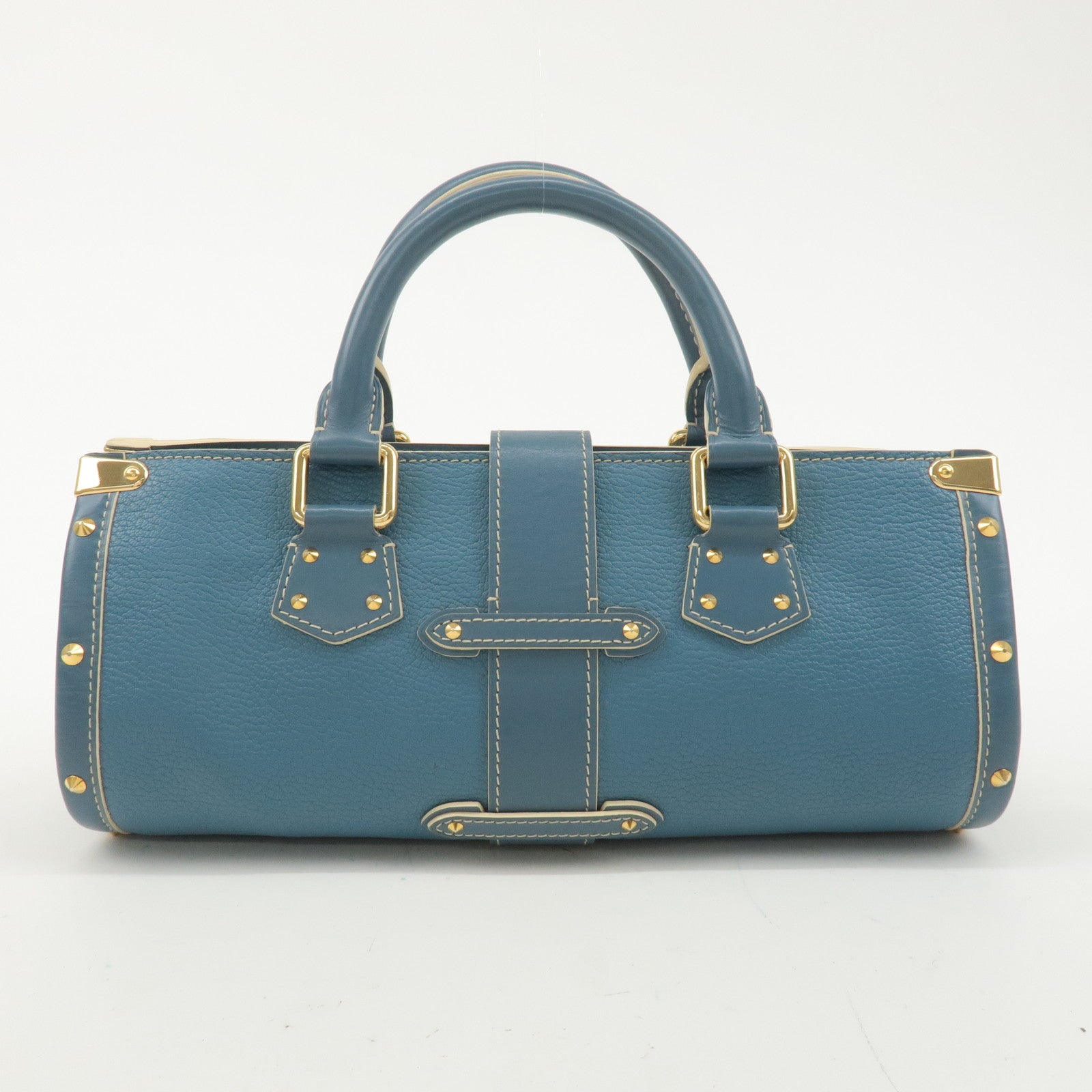 Louis Vuitton Suhali Leather Epanoui GM Hand Bag Light Blue