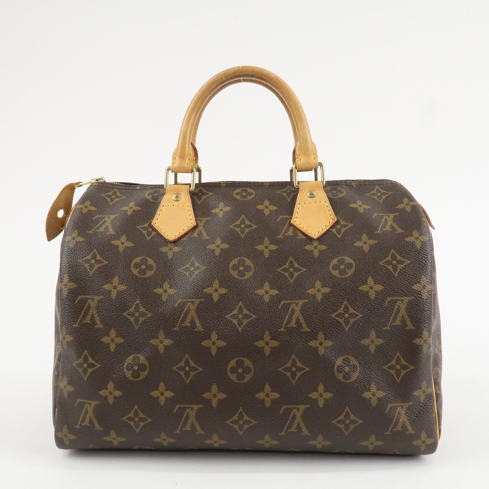 Louis Vuitton Monogram Speedy 30 Hand Bag Boston Bag M41526 Used