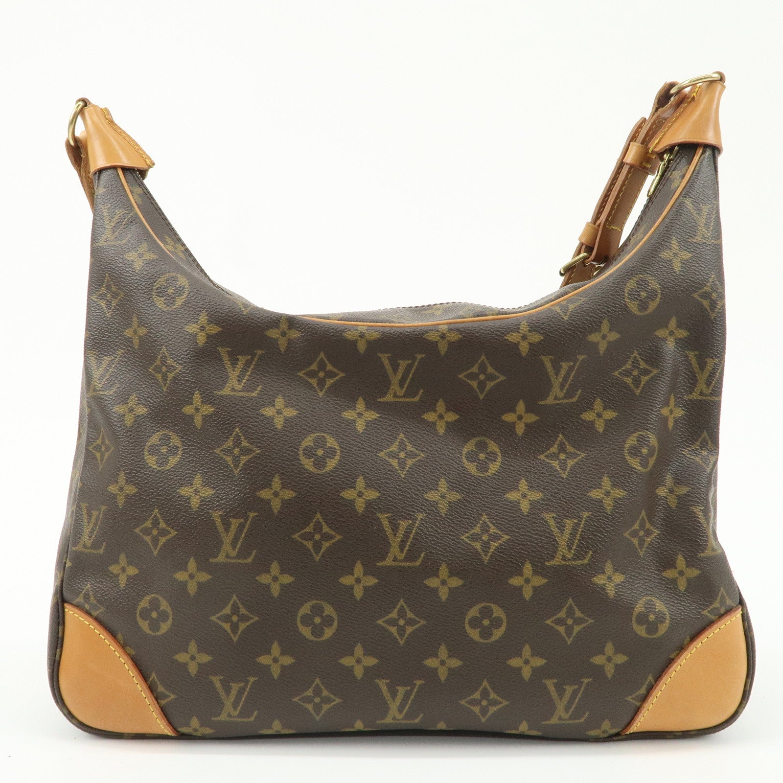 Louis Vuitton Monogram Boulogne 35 Shoulder Bag Brown M51260 Used