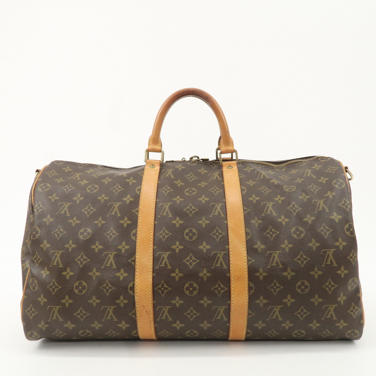 Louis Vuitton Monogram Keep All Bandouliere 50 Boston Bag M41416 Used