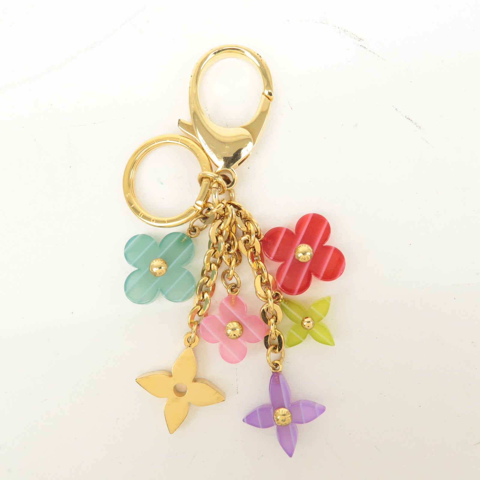 Louis Vuitton Porte Cles Pop Flower Key Chain M66144