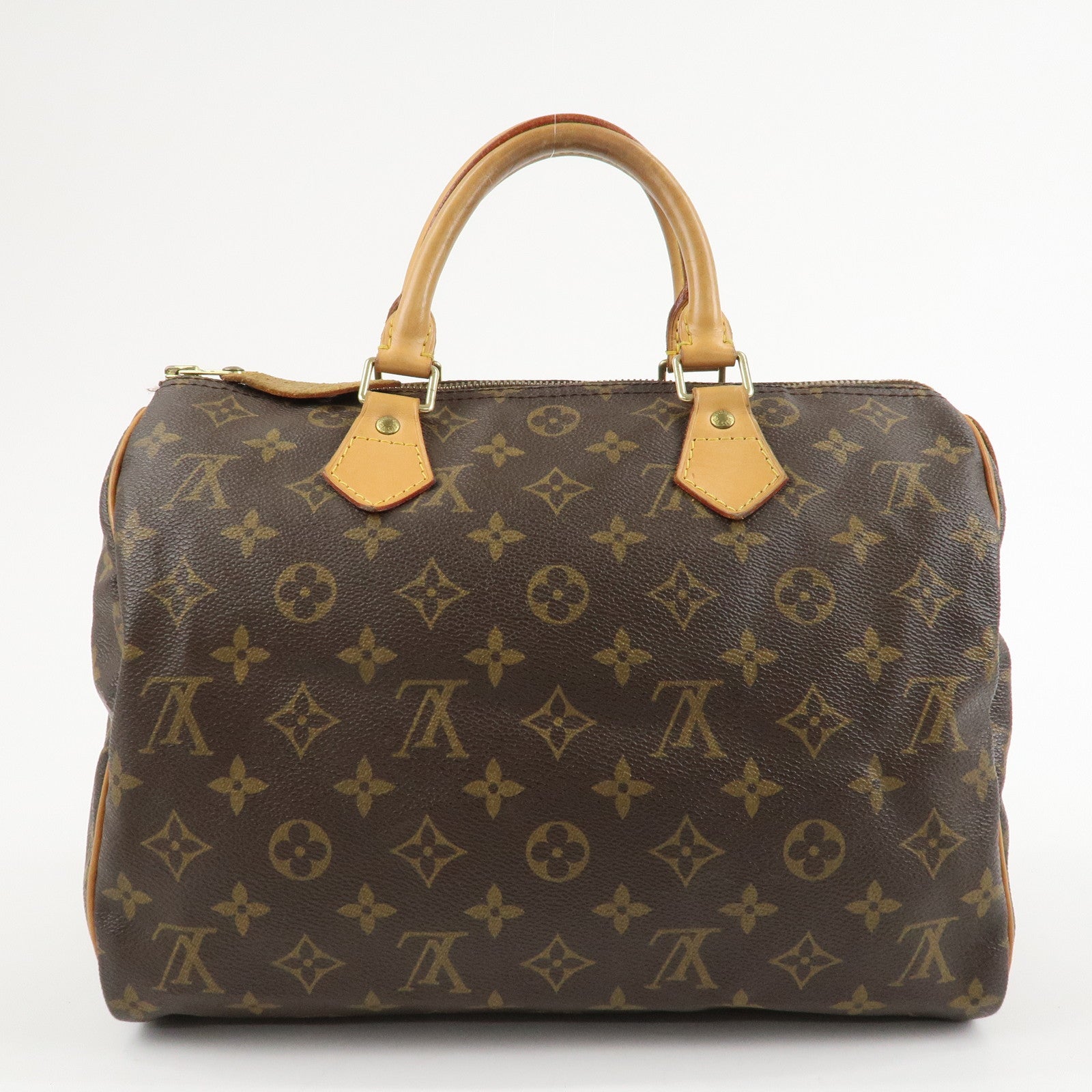 Louis Vuitton Monogram Speedy 30 Hand Bag Boston Bag M41526 Used