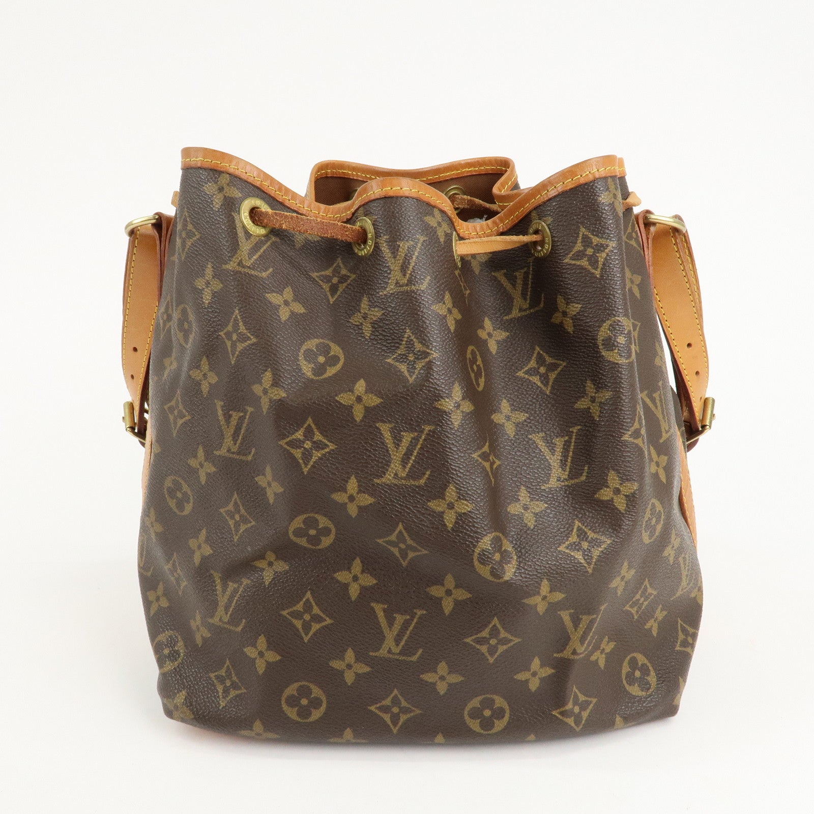 Louis Vuitton Monogram Petit Noe Shoulder Bag Brown M42226 Used