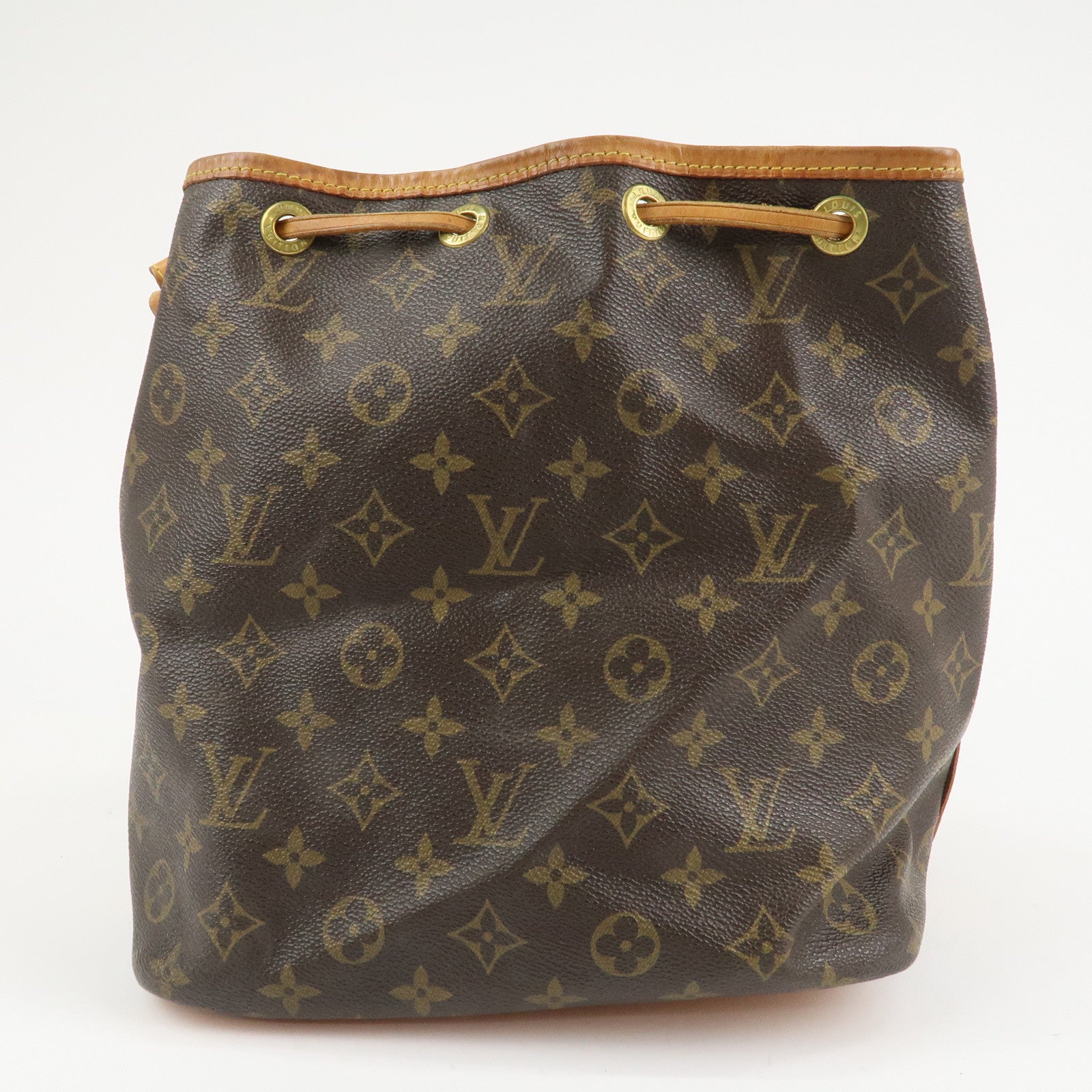 Louis Vuitton Monogram Petit Noe Shoulder Bag Brown M42226 Used