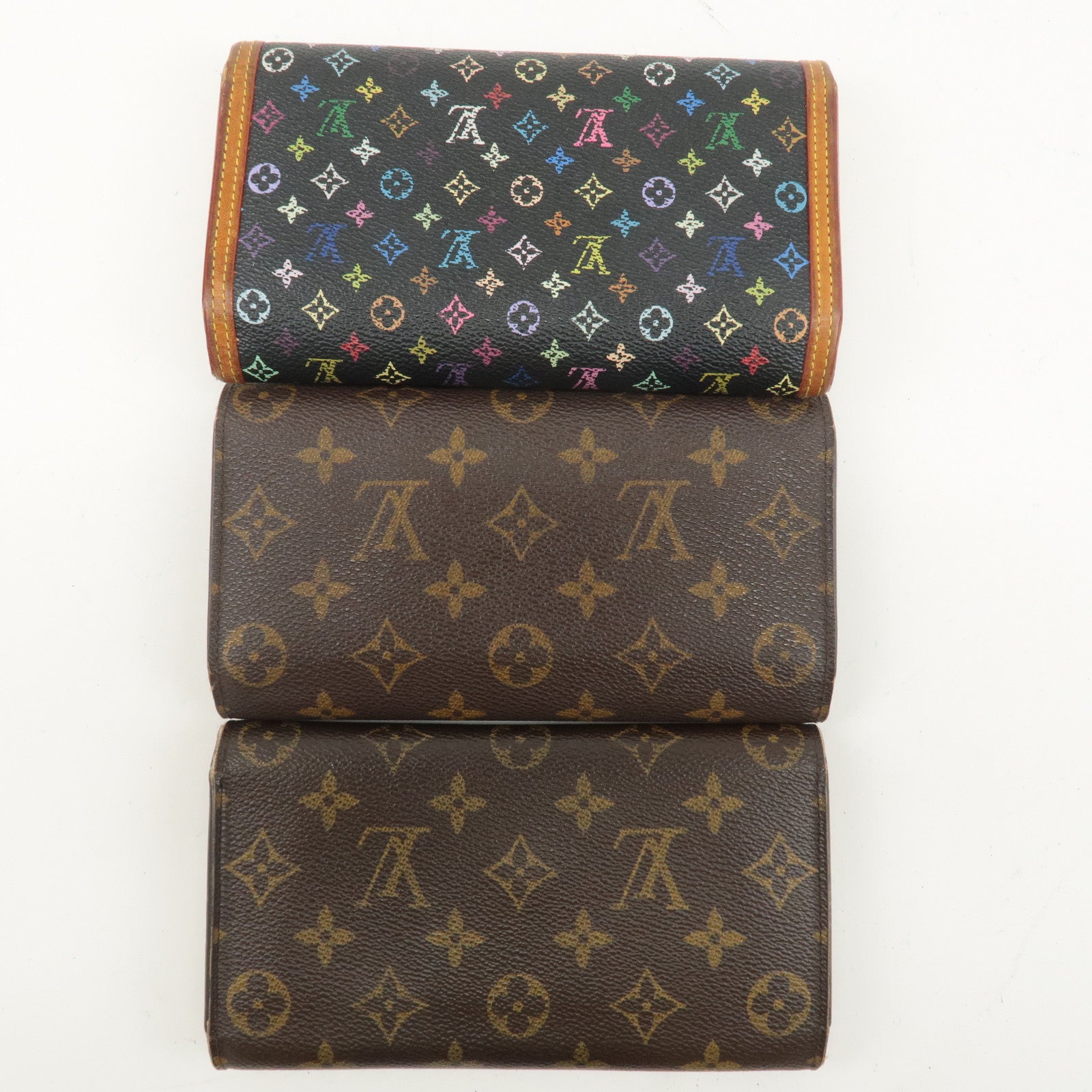 Louis Vuitton Monogram Set of 3 Wallet M92658 M61215 M61215