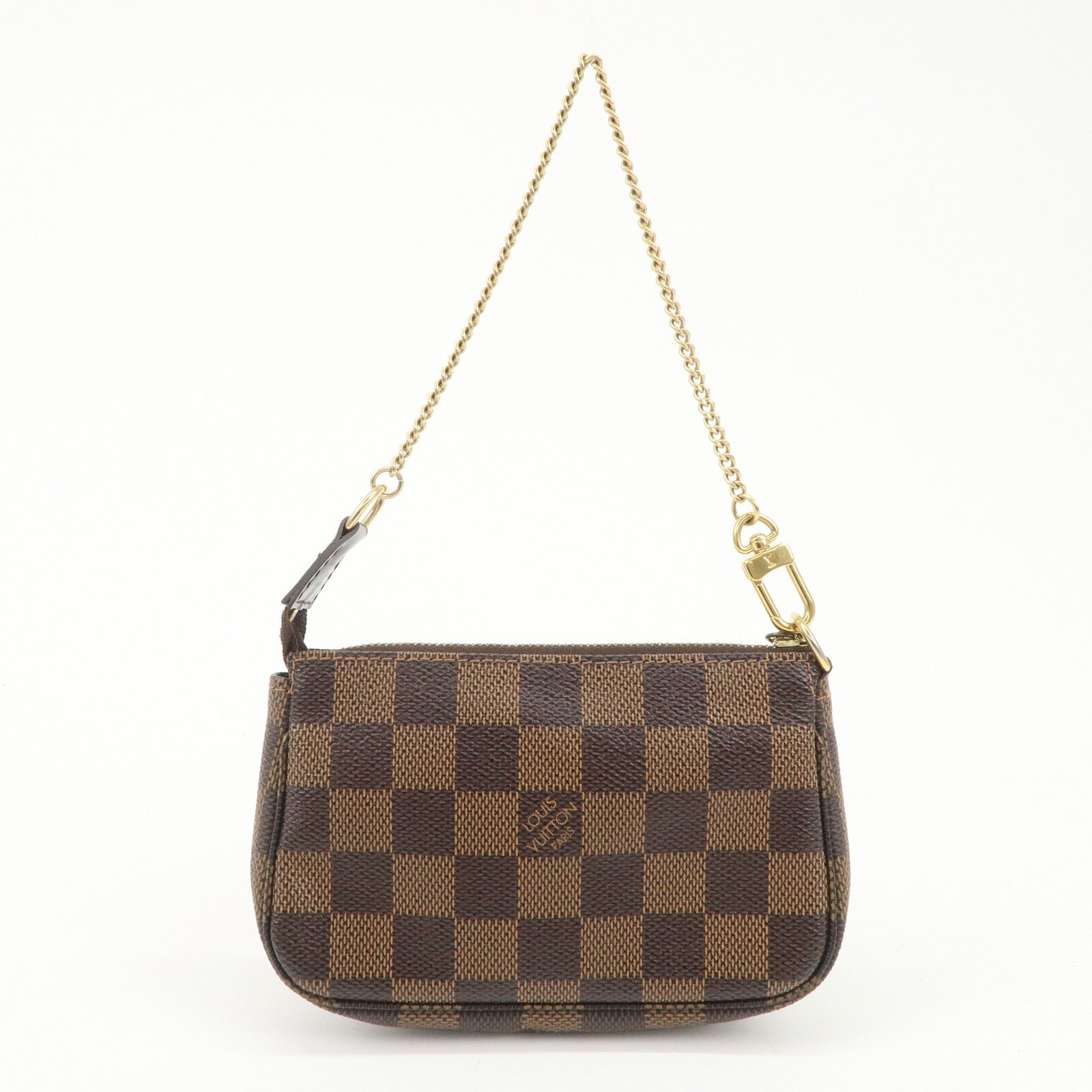 Louis Vuitton Damier T&B Mini Pochette Accessoires Pouch N58011 Used