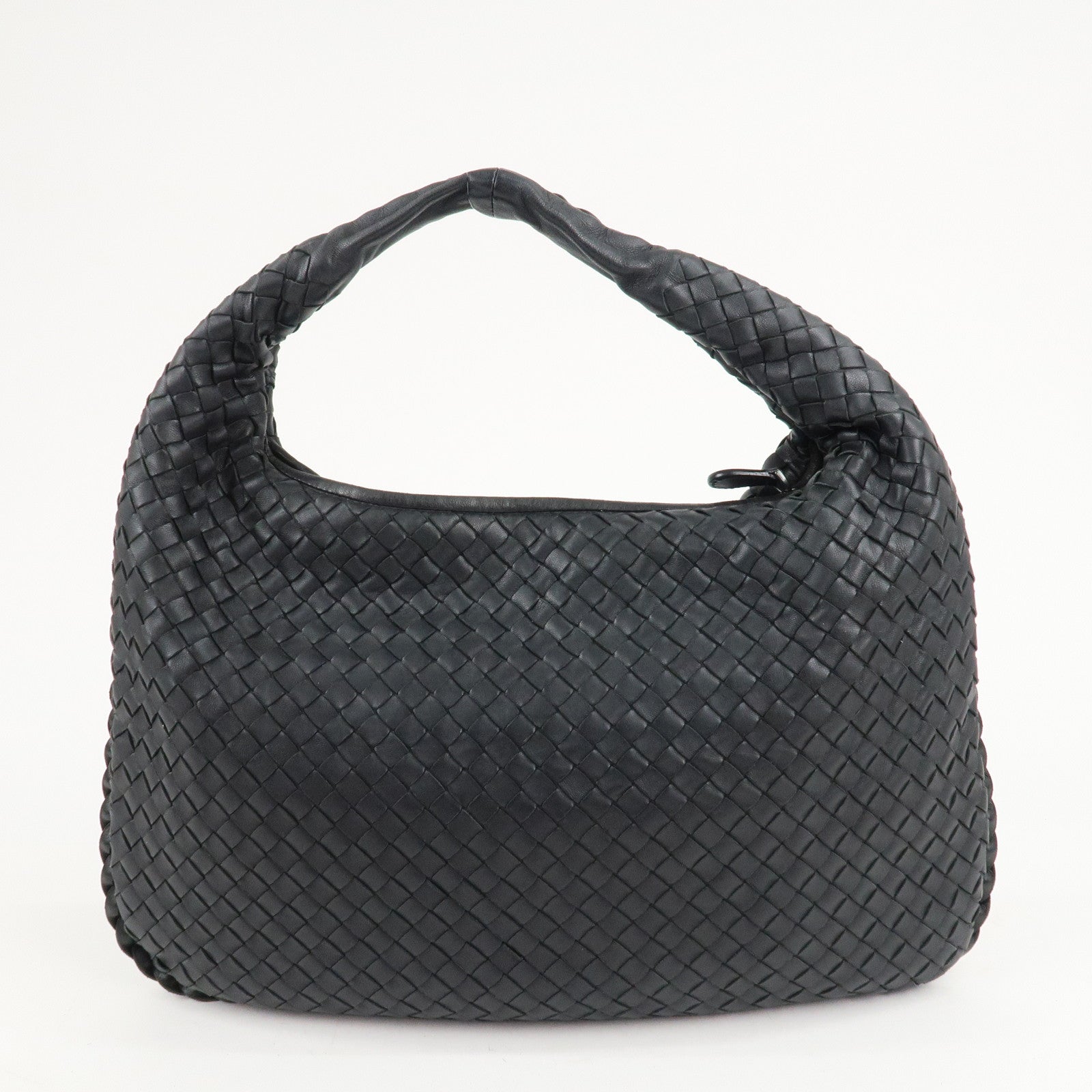 BOTTEGA VENETA Hobo Intrecciato Leather Shoulder Bag 115653