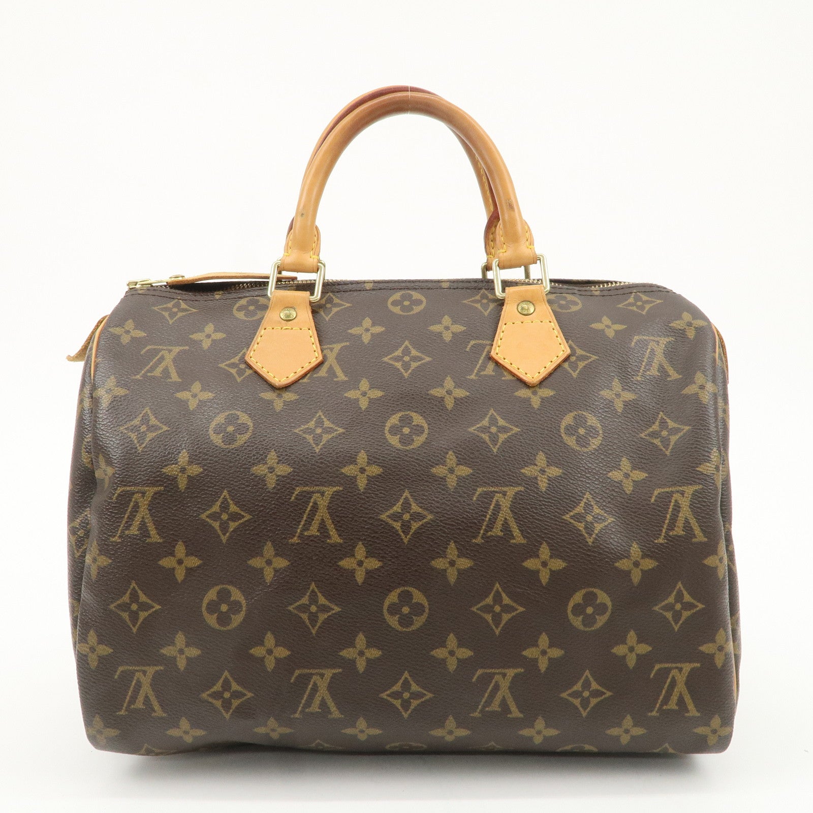 Louis Vuitton Monogram Speedy 30 Hand Bag Boston Bag M41526 Used