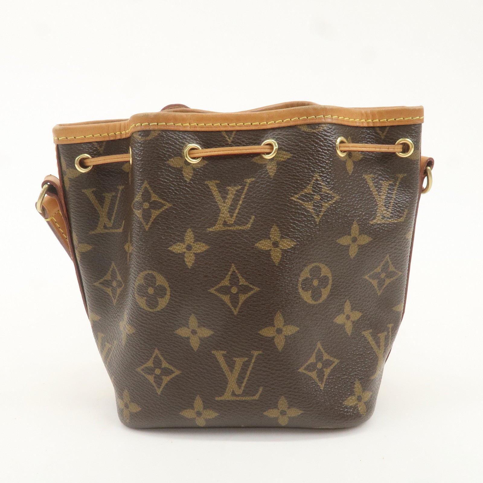 Louis Vuitton Monogram Nano Noe Shoulder Bag Brown M41346