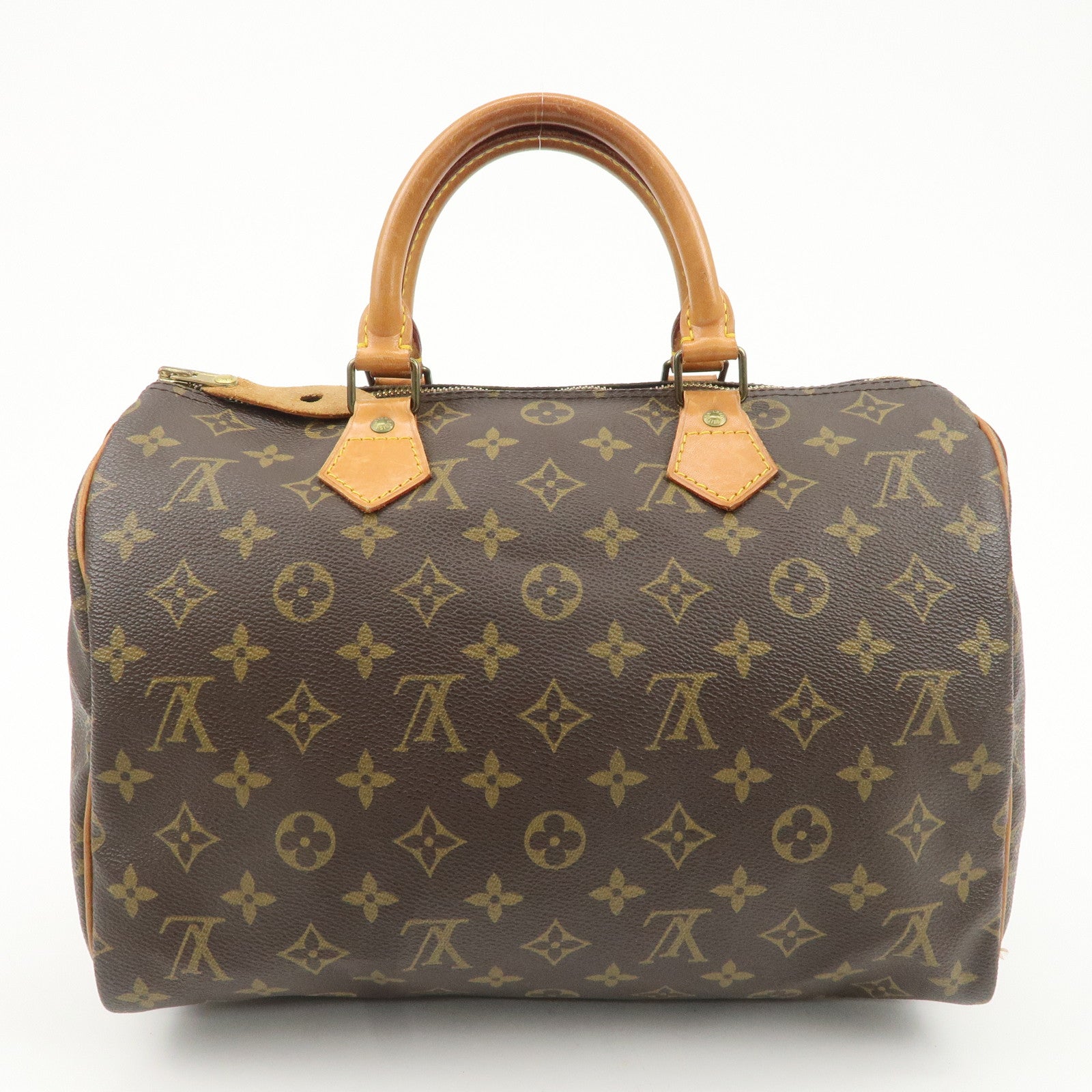 Louis Vuitton Monogram Speedy 30 Hand Bag Boston Bag M41526 Used