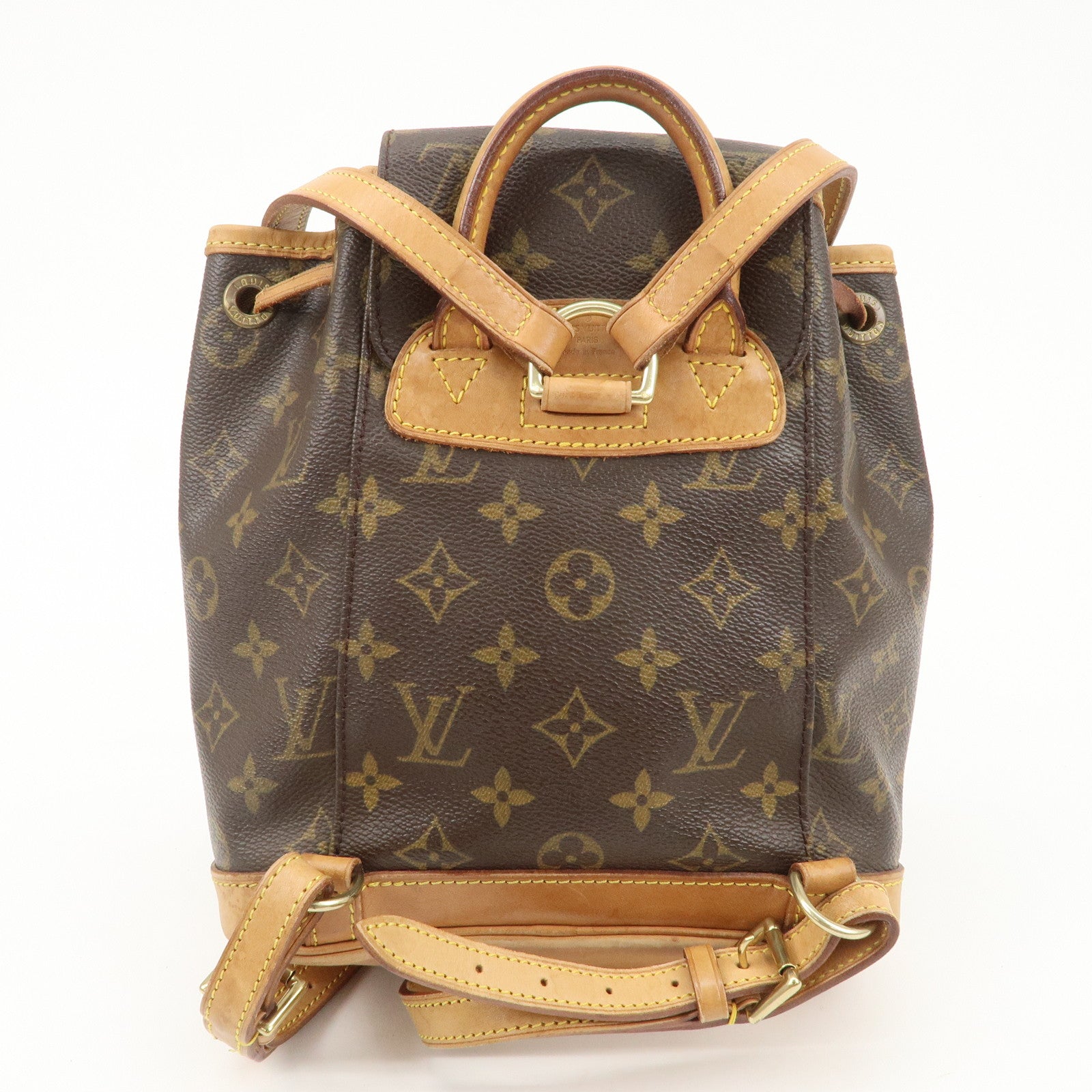 Louis Vuitton Monogram Mini Montsouris Back Pack Bag M51137 Used