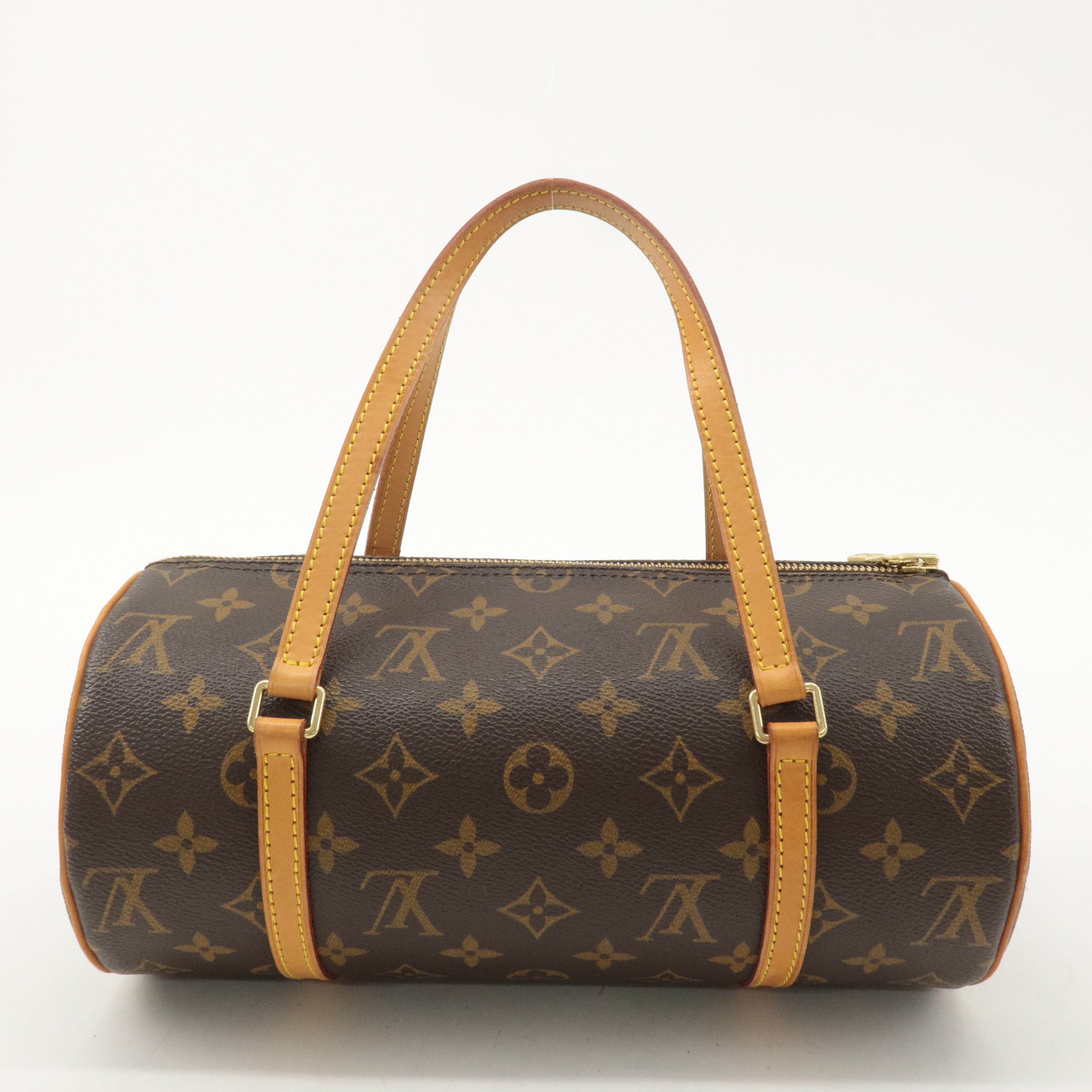 Louis Vuitton Monogram Papillon 26 Hand Bag Brown M51385