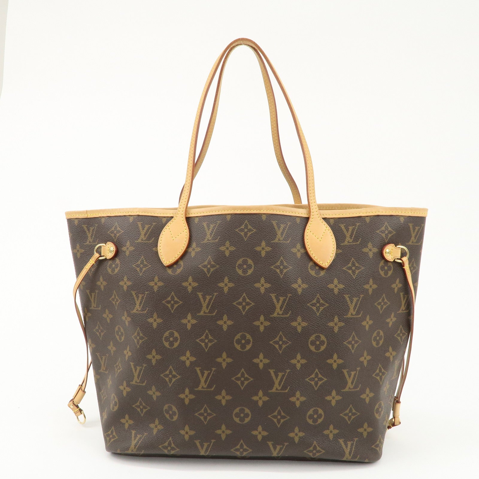 Louis Vuitton Monogram Neverfull MM Tote Bag Brown M40156