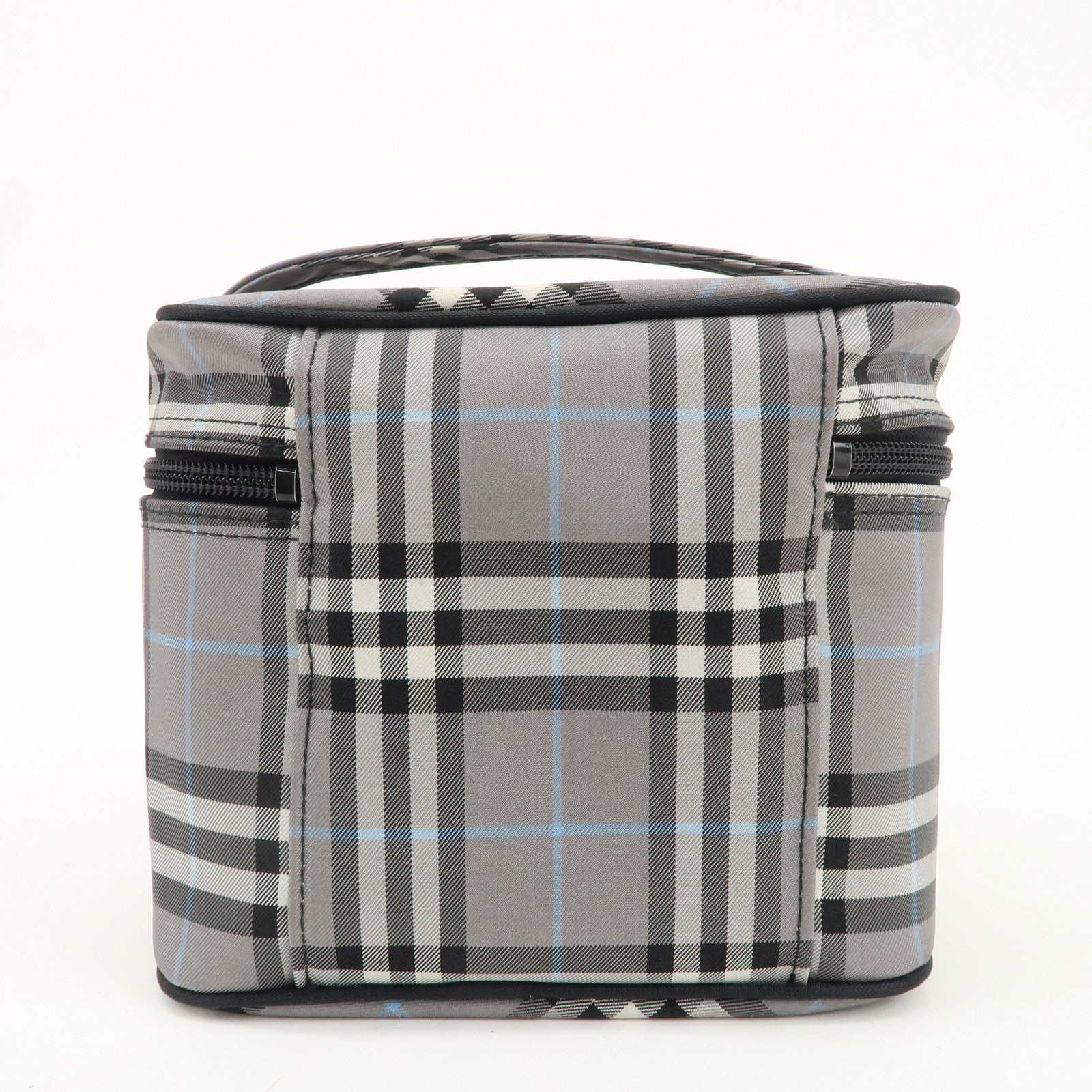 Burberry Burberrys Canvas Vanity Bag Gray