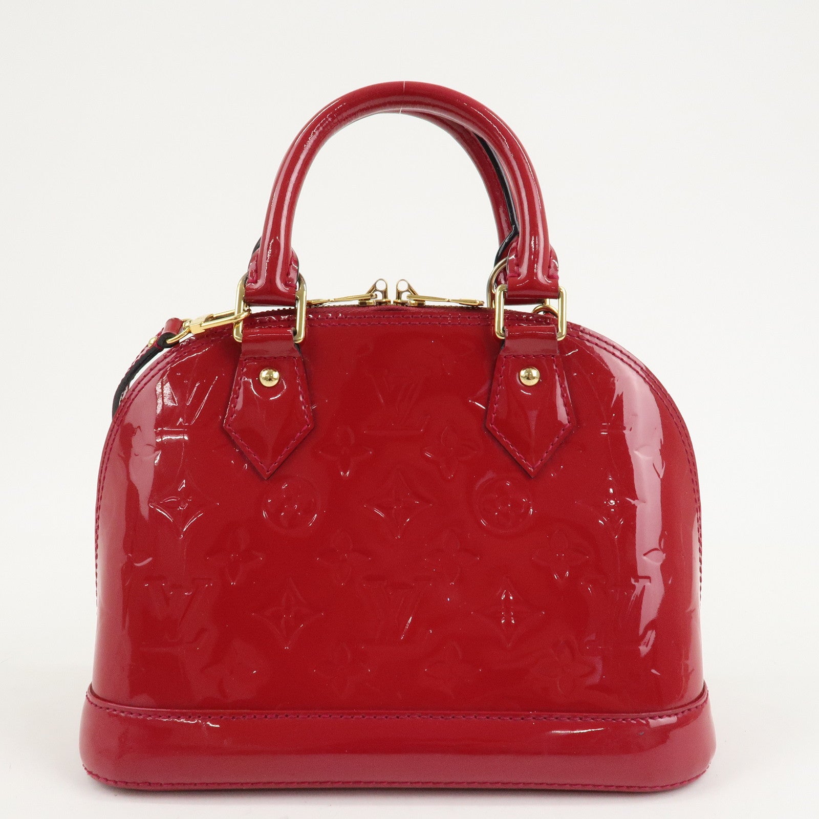 Louis Vuitton Monogram Vernis Alma BB 2Way Bag Rose Indien M91771