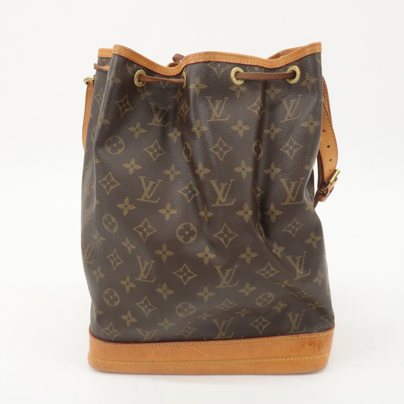 Louis Vuitton Monogram Noe Shoulder Bag Hand Bag Brown M42224 Used