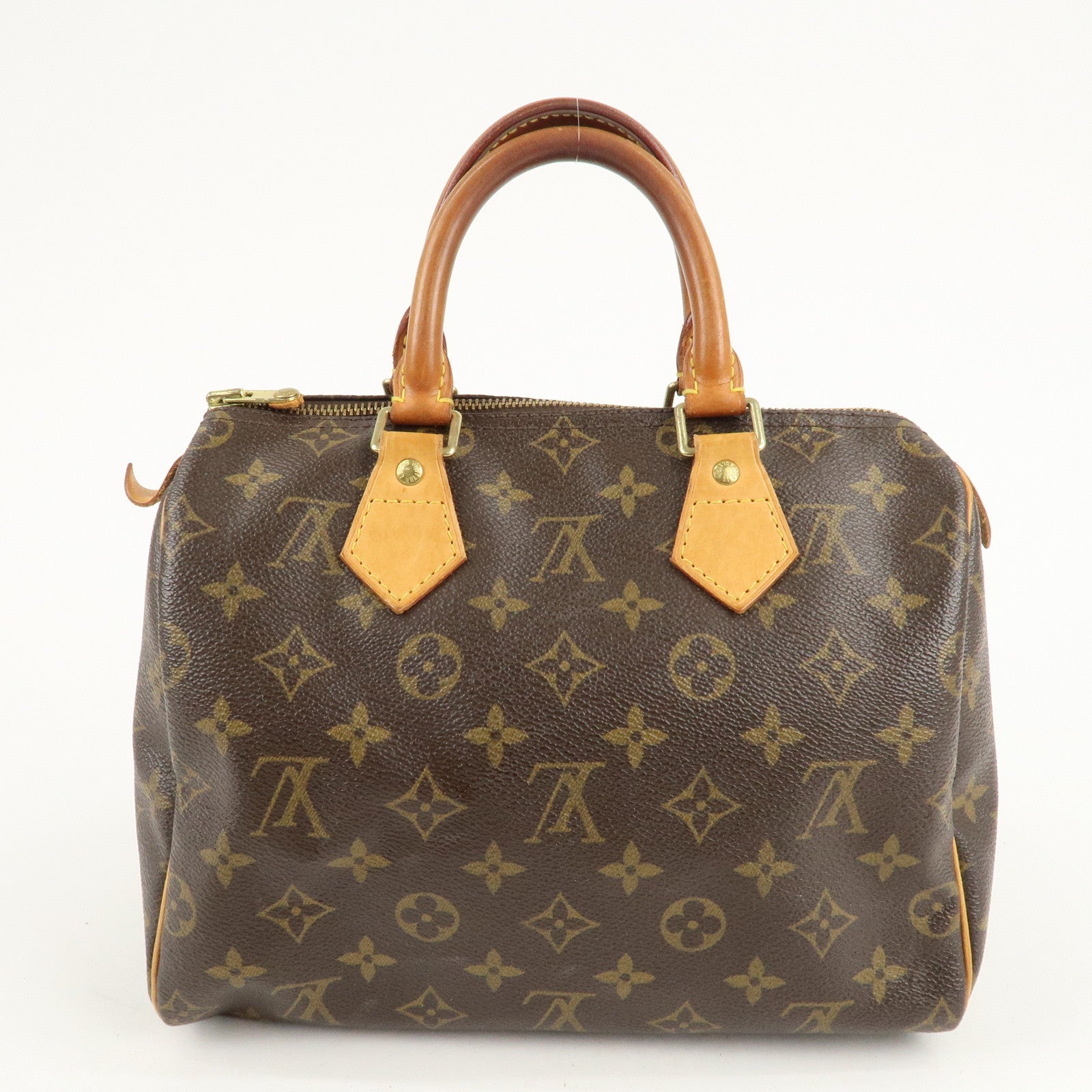 Louis Vuitton Monogram Speedy 25 Hand Bag Boston Bag M41528 Used