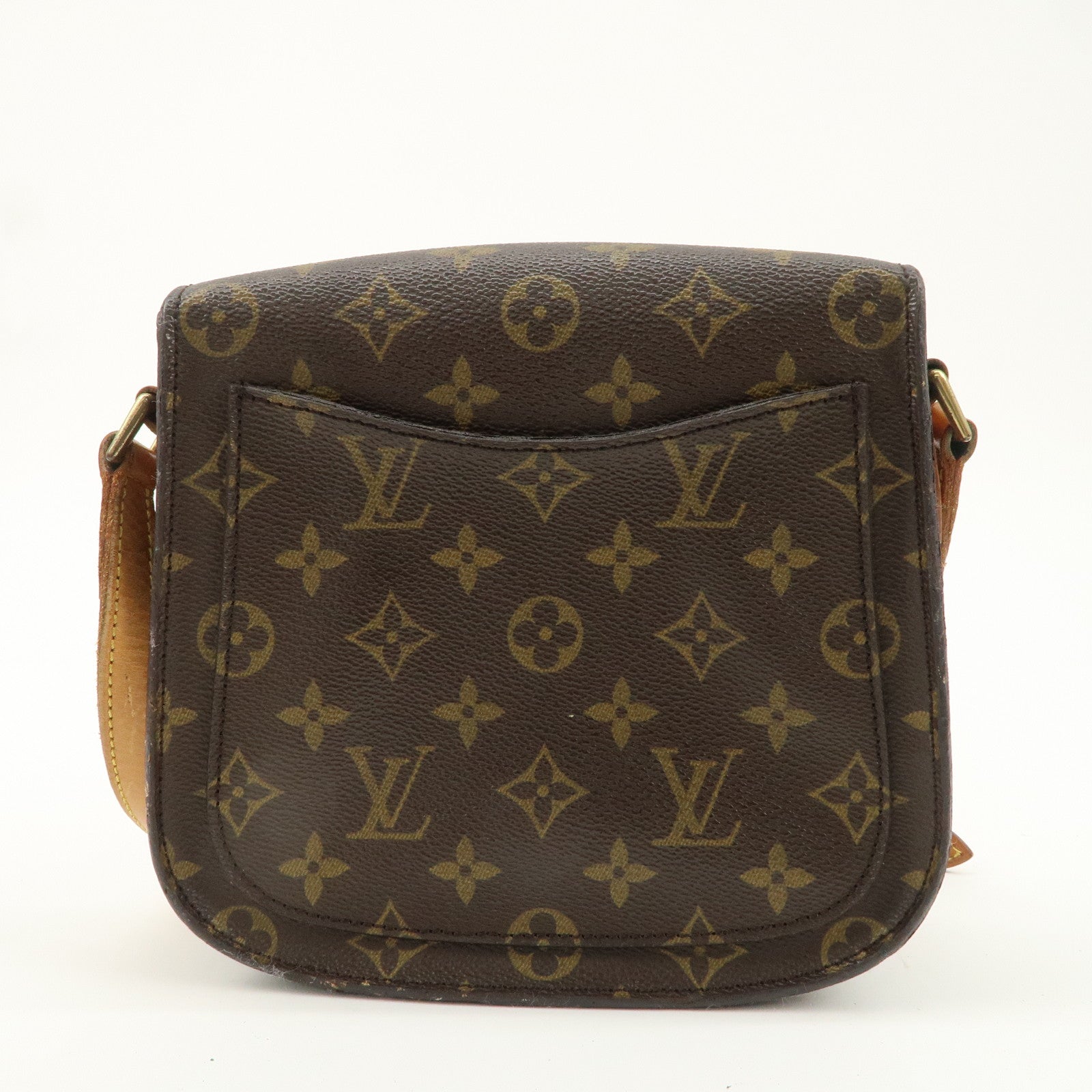 Louis Vuitton Monogram Saint Cloud MM Shoulder Bag M51244