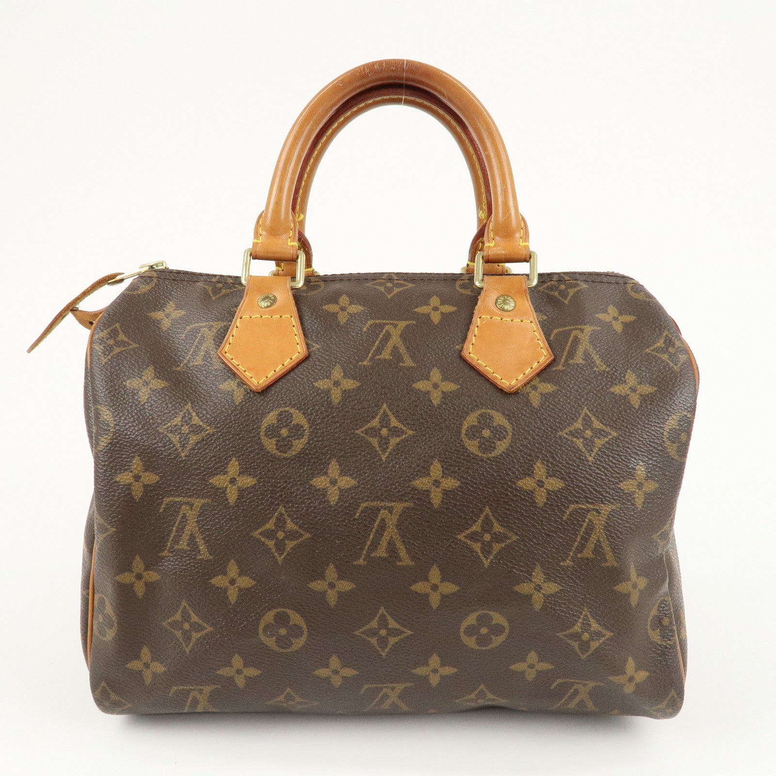 Louis Vuitton Monogram Speedy 25 Hand Bag Boston Bag M41528 Used