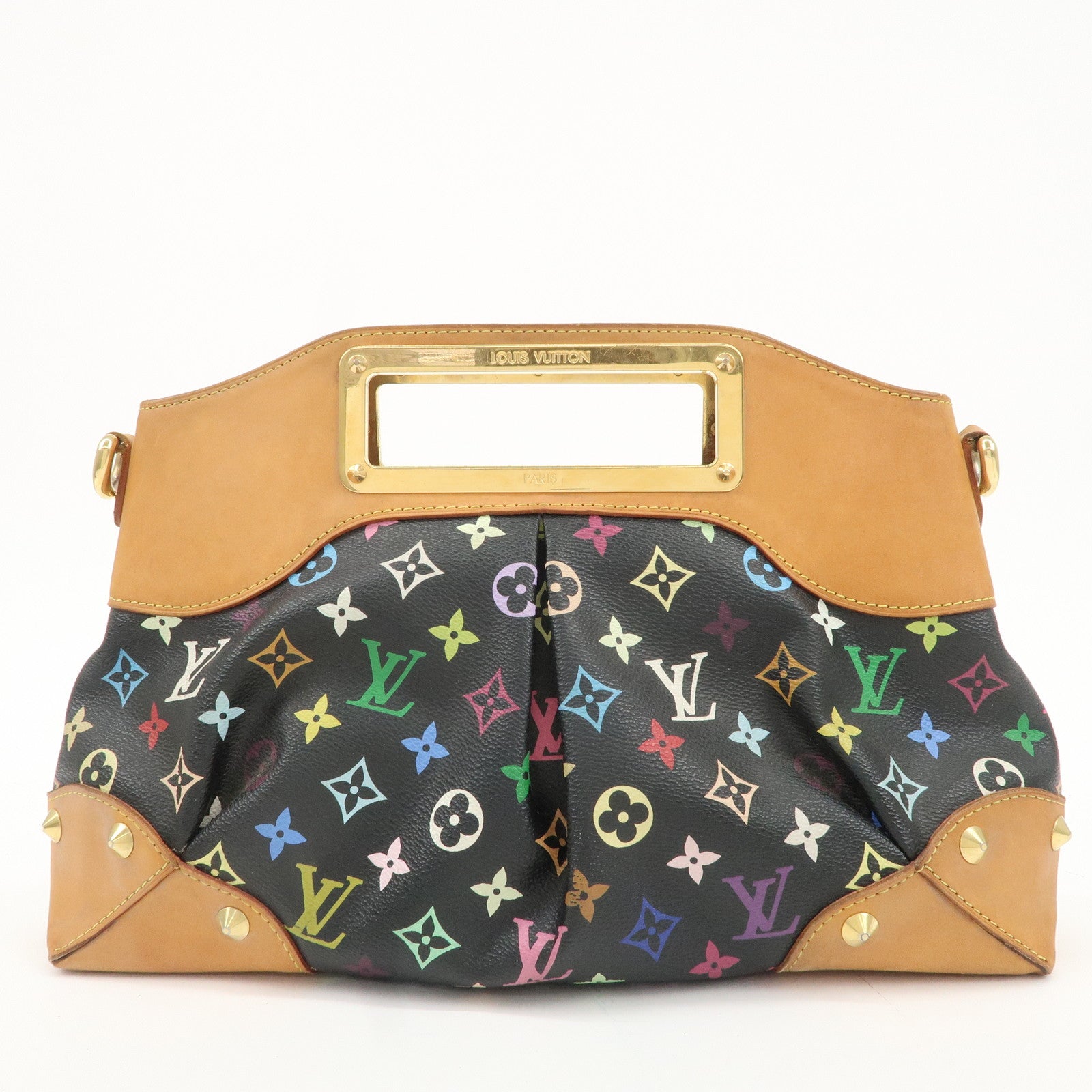 Louis Vuitton Monogram Multi Color Judy MM Hand Bag Noir M40256 Used