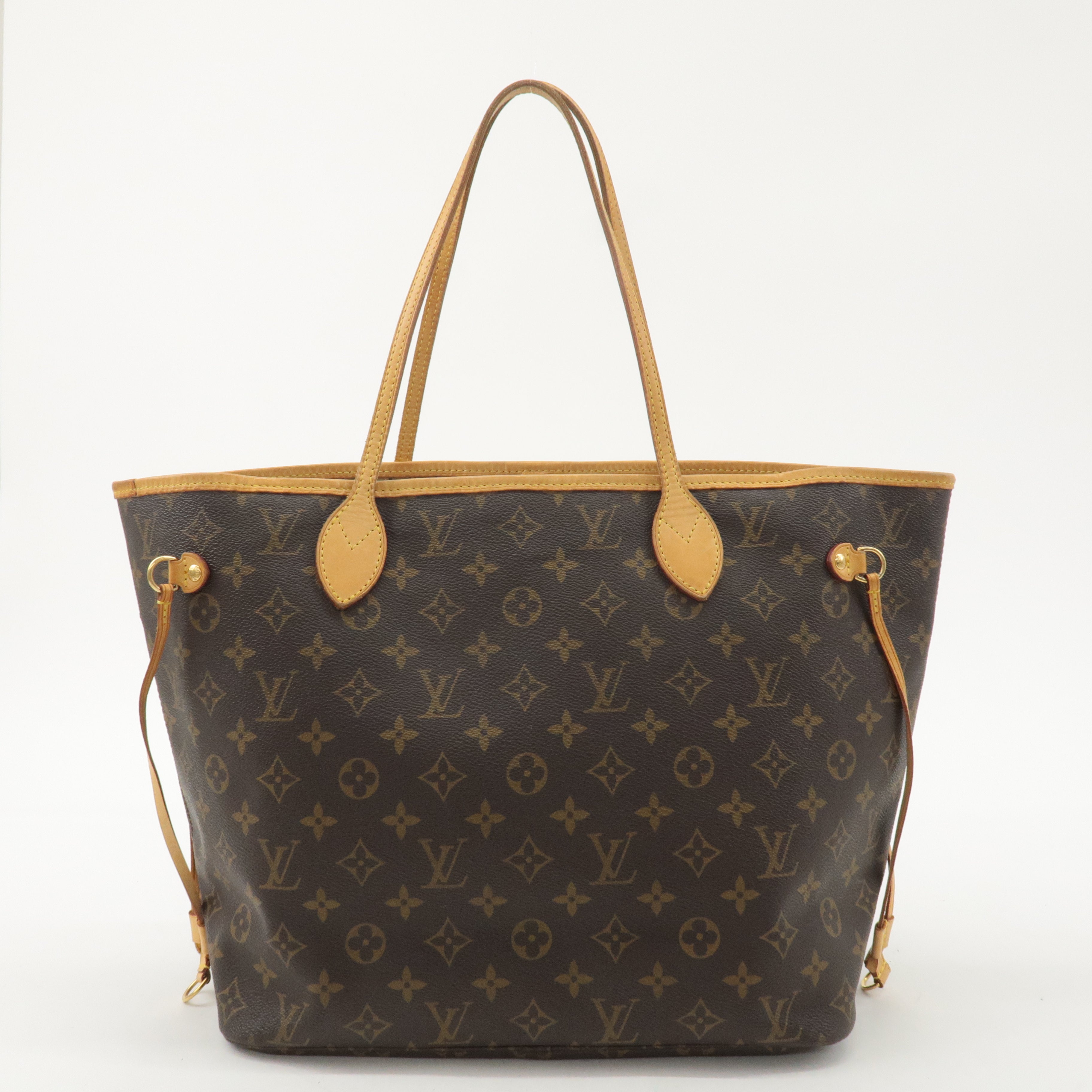 Louis Vuitton Monogram Neverfull MM Tote Bag Brown M40156