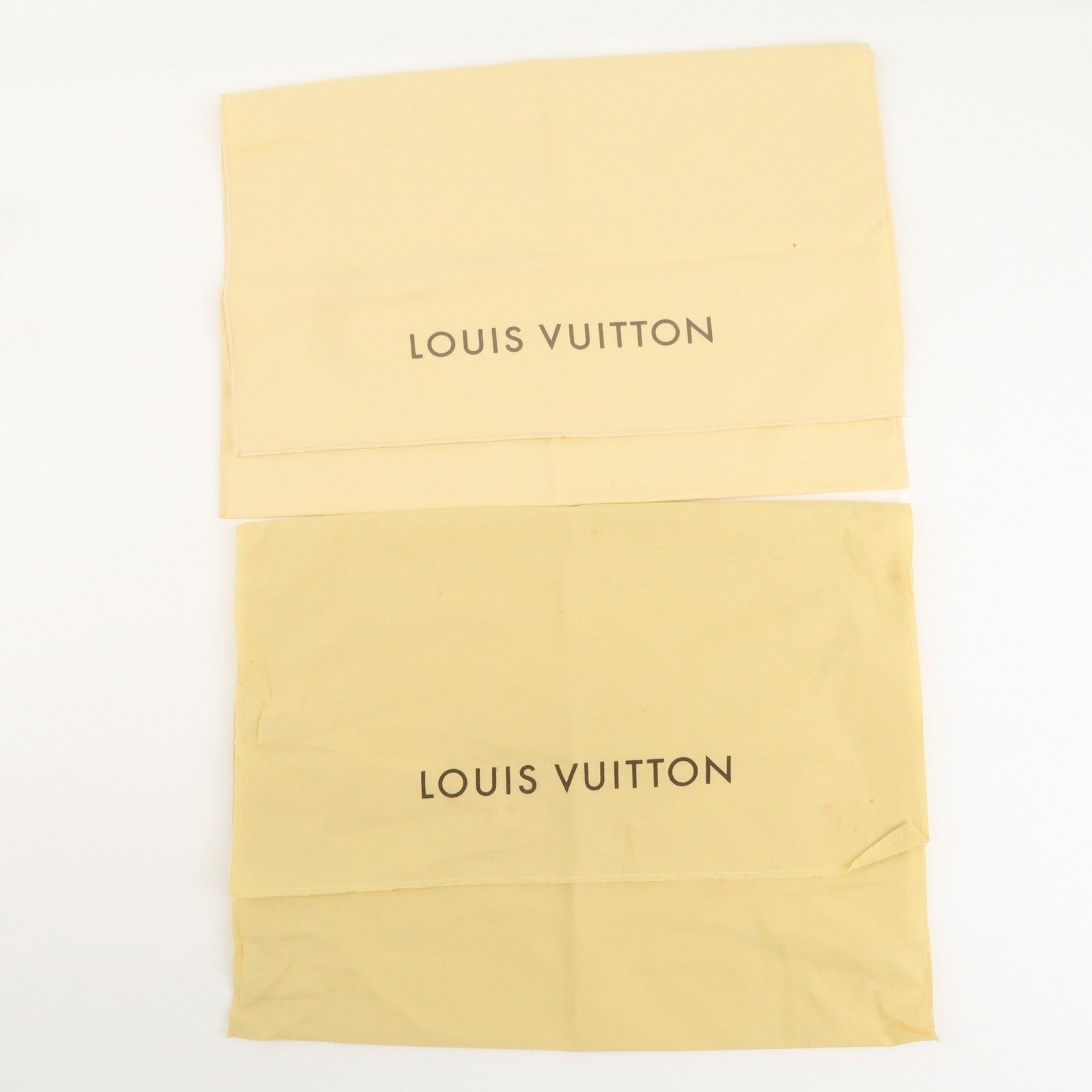 Louis Vuitton Set of 15 Dust Bag Storage Bag Flap Beige