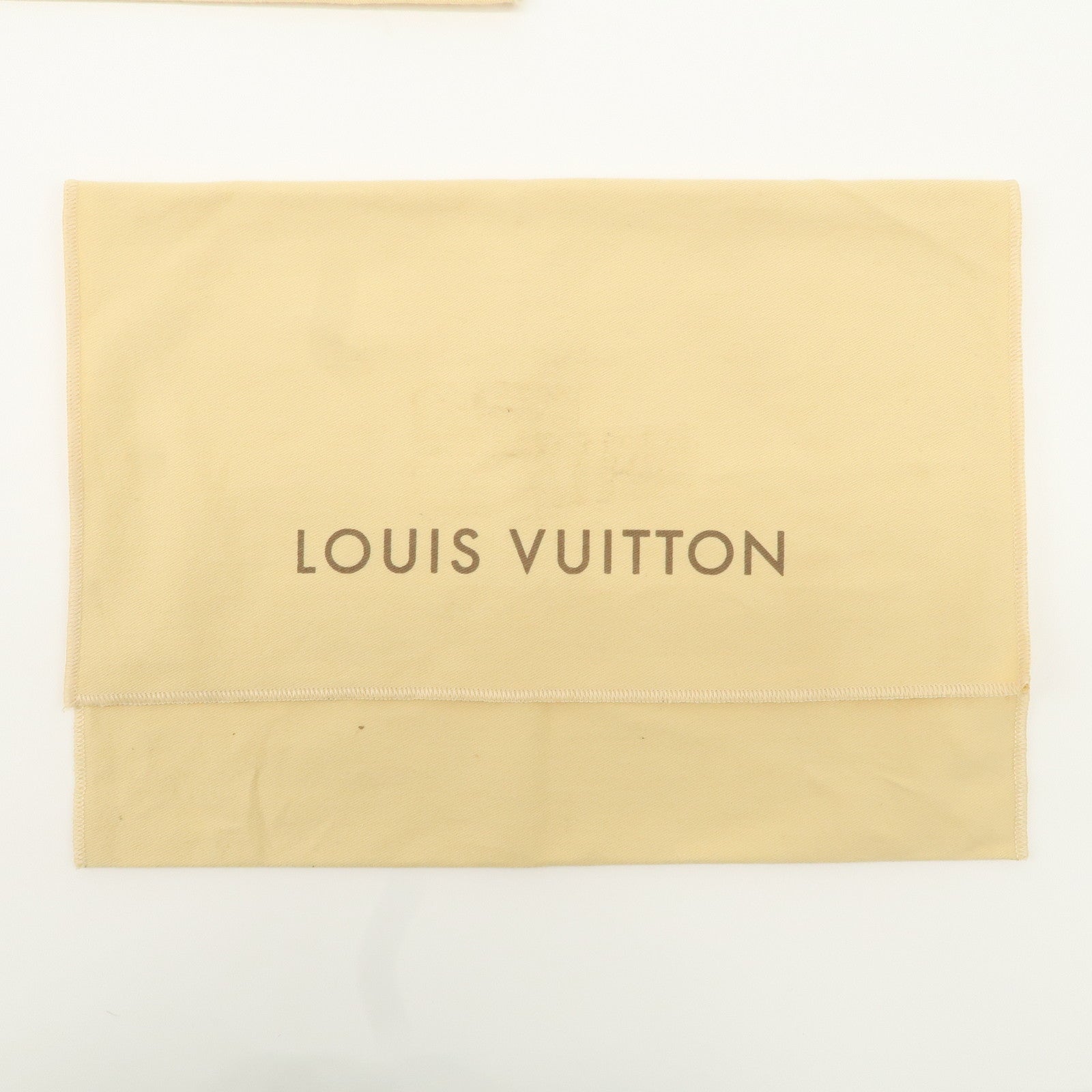 Louis Vuitton Set of 15 Dust Bag Storage Bag Beige Used