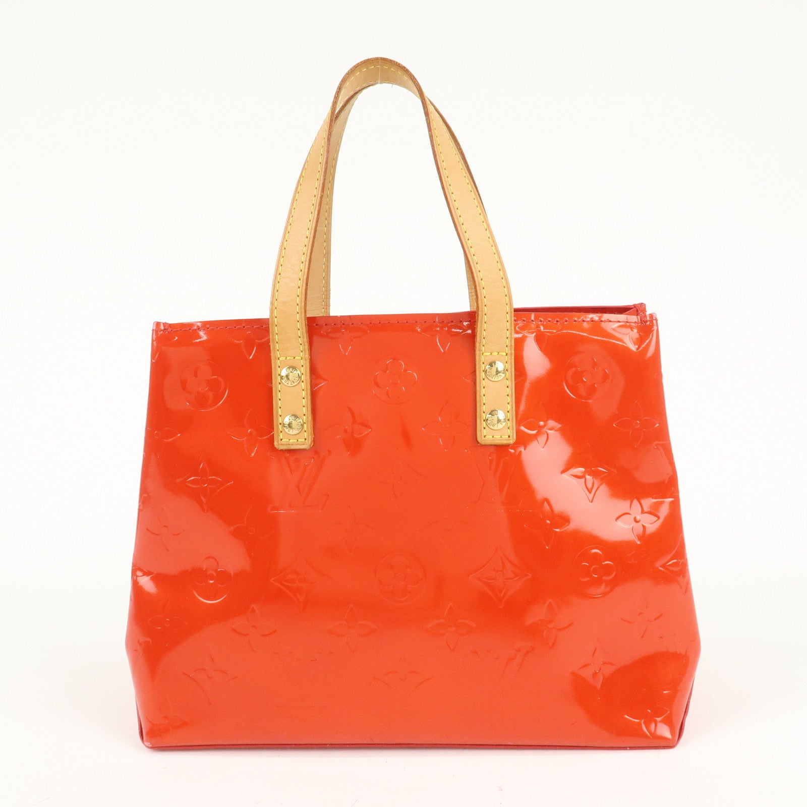 Louis Vuitton Monogram Vernis Lead PM Hand Bag M91088 Rouge