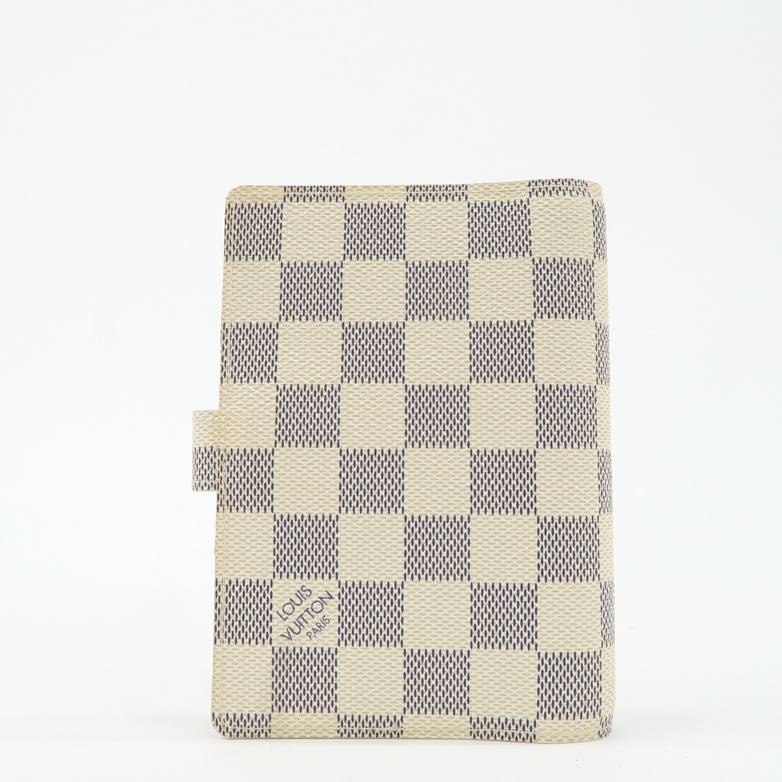 Louis Vuitton Damier Azur Agenda PM Planner Cover R20706 Used