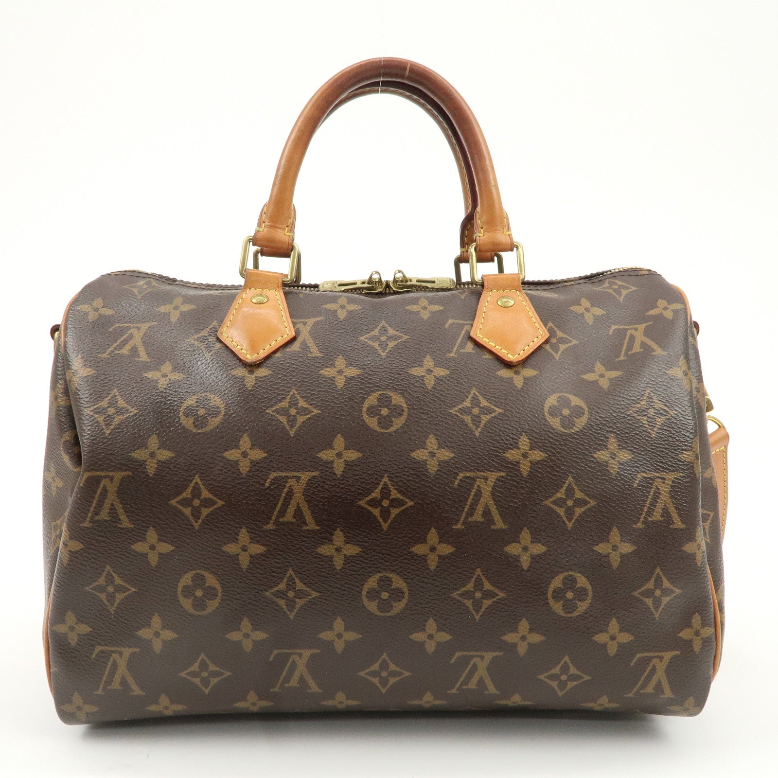 Louis Vuitton Monogram Speedy 30 Bandouliere Hand Bag M41112 Used