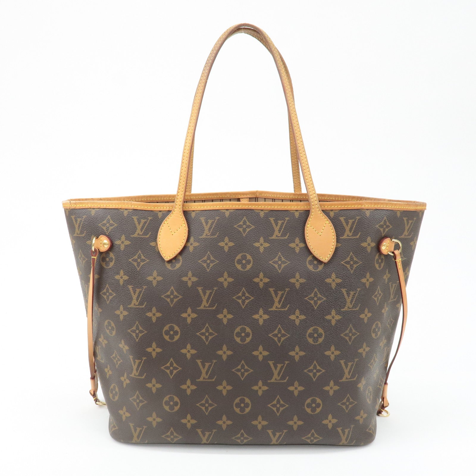 Louis Vuitton Monogram Neverfull MM Tote Bag Brown M40156 Used