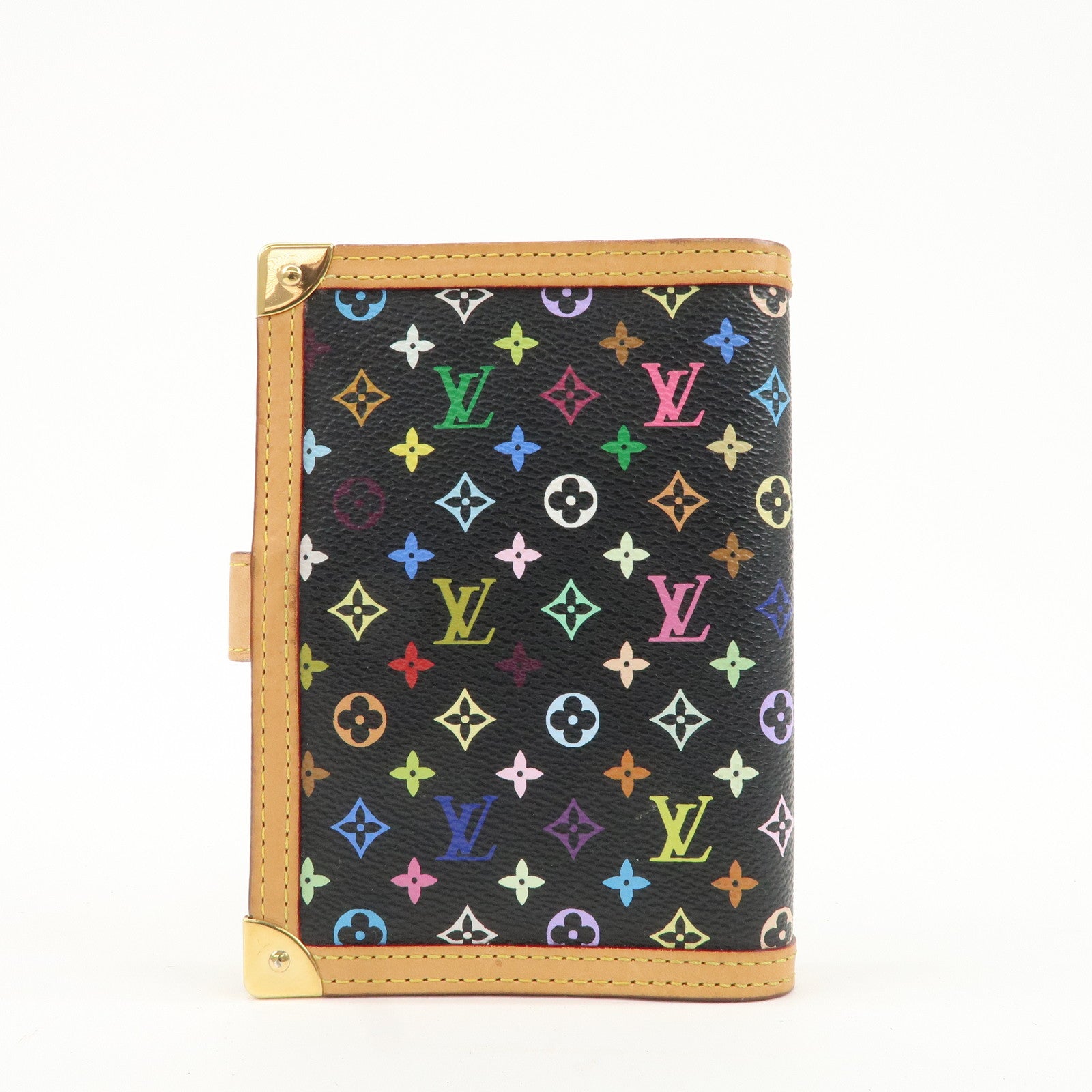 Louis Vuitton Monogram Multi Color Agenda PM Planner Cover R20895 Used