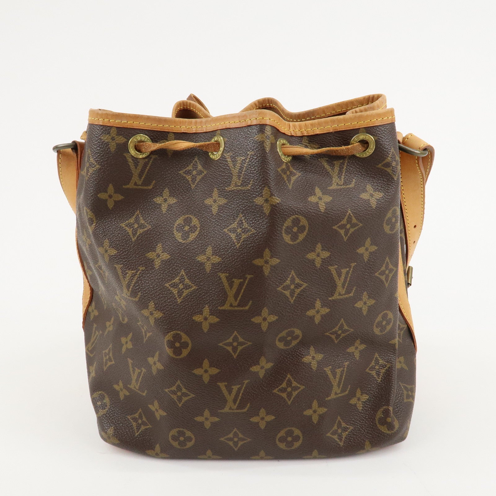 Louis Vuitton Monogram Petit Noe Shoulder Bag Brown M42226 Used