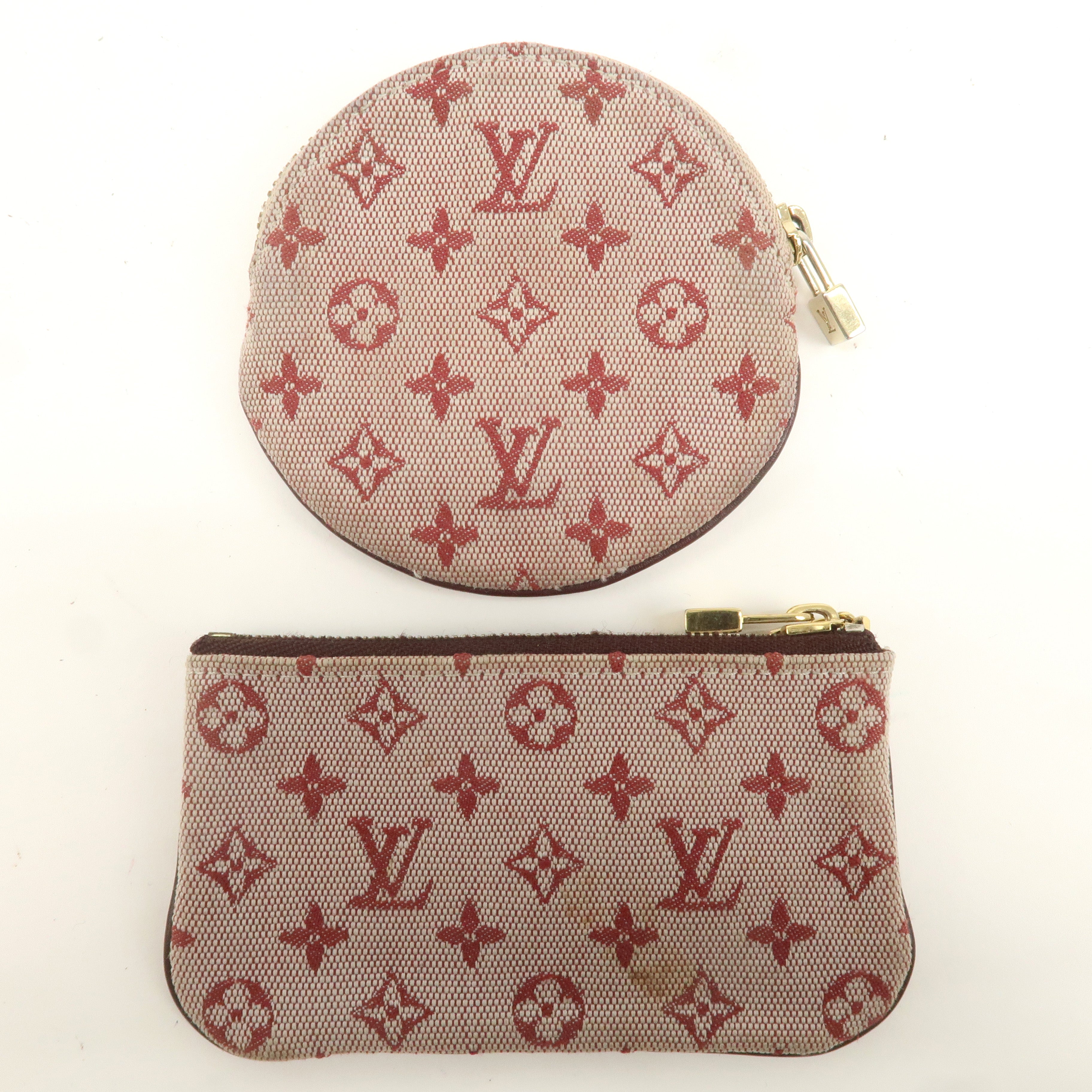 Louis Vuitton Monogram Set of 2 Coin Case M92238 M92462