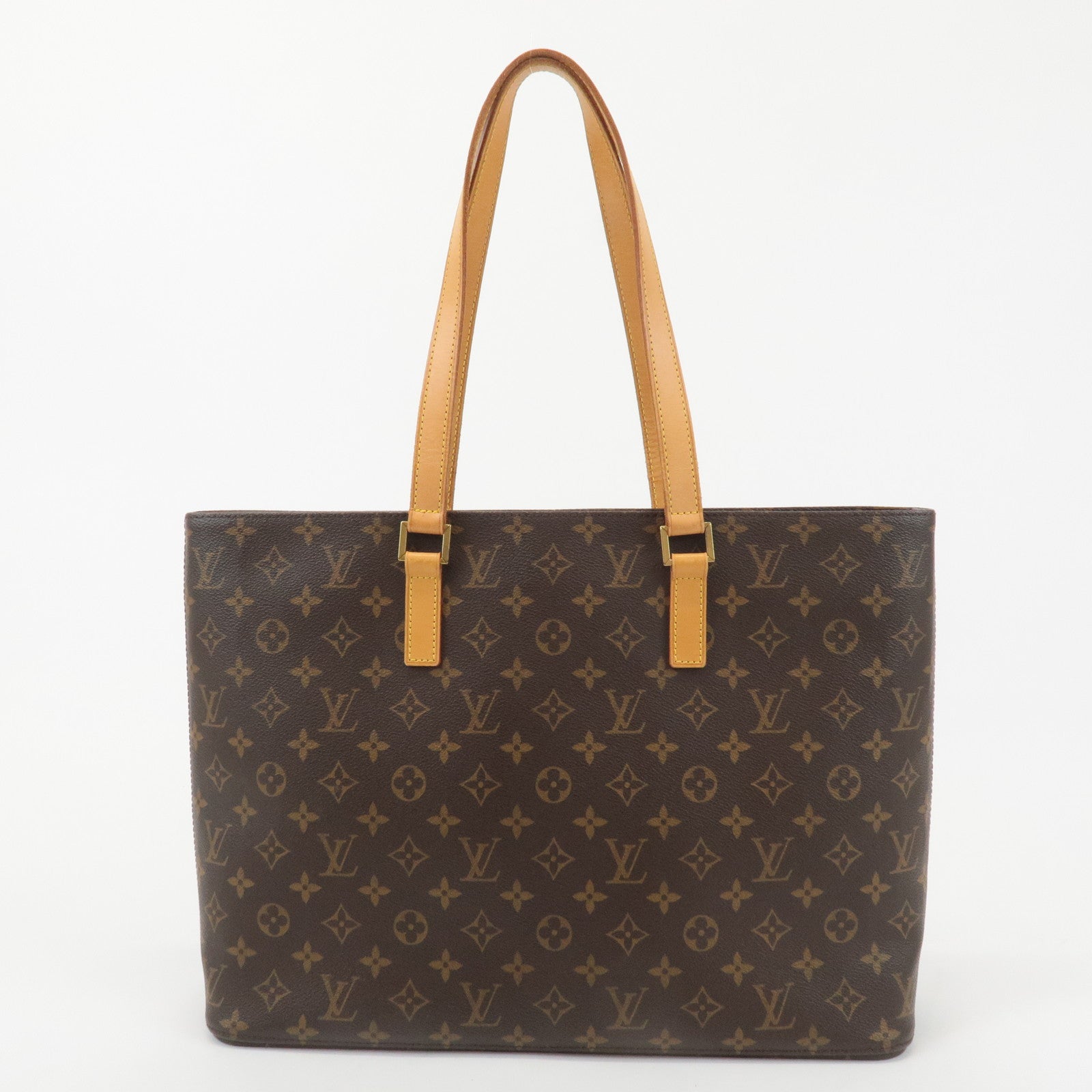 Louis Vuitton Monogram Luco Tote Bag Hand Bag Brown M51155