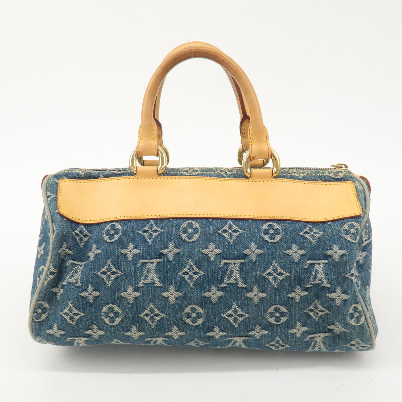 Louis Vuitton Monogram Denim Neo Speedy Boston Bag Blue M95019