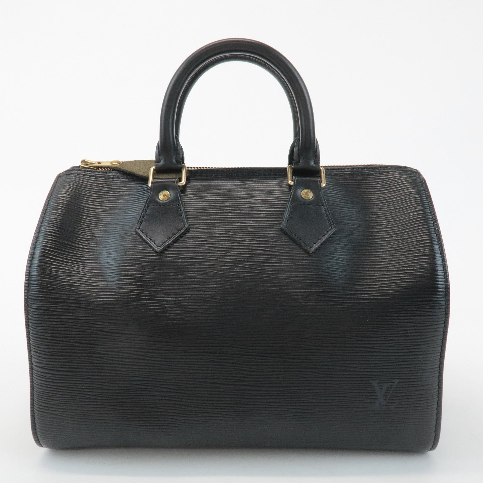 Louis Vuitton Epi Speedy 25 Boston Bag Hand Bag Noir Black M43012 Used