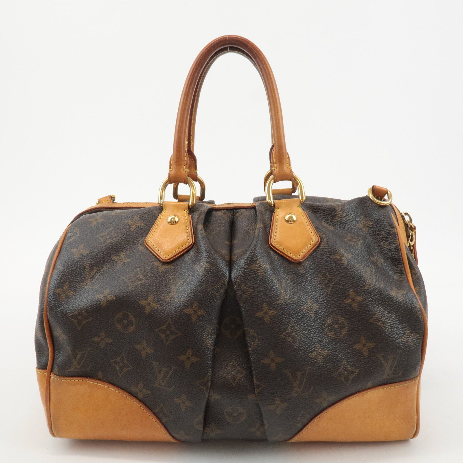 Louis Vuitton Monogram Stephen Hand Bag Boston Bag Shoulder M40118