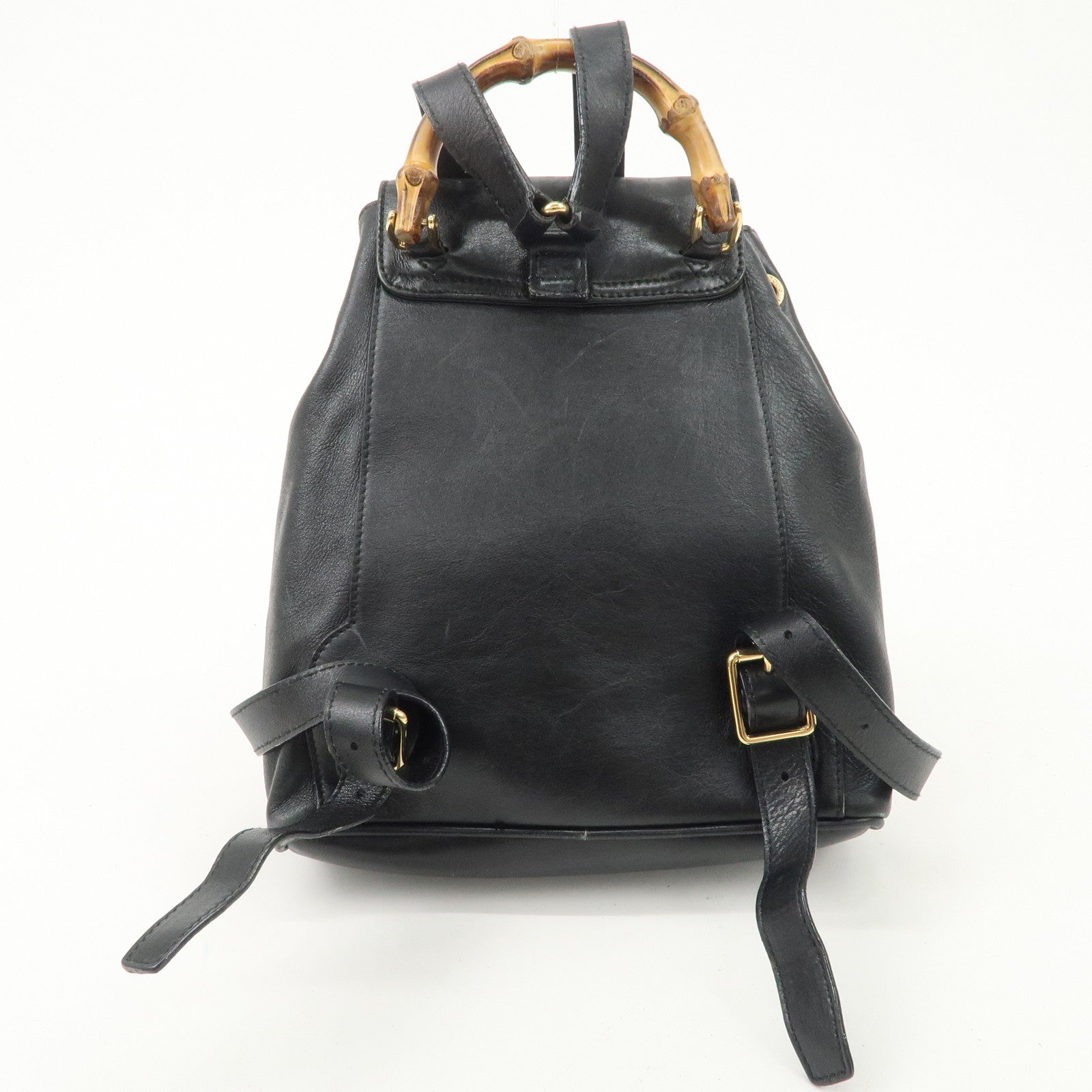 GUCCI Bamboo Suede Leather Mini Ruck Sack Back Pack 003.1705.0030 Used