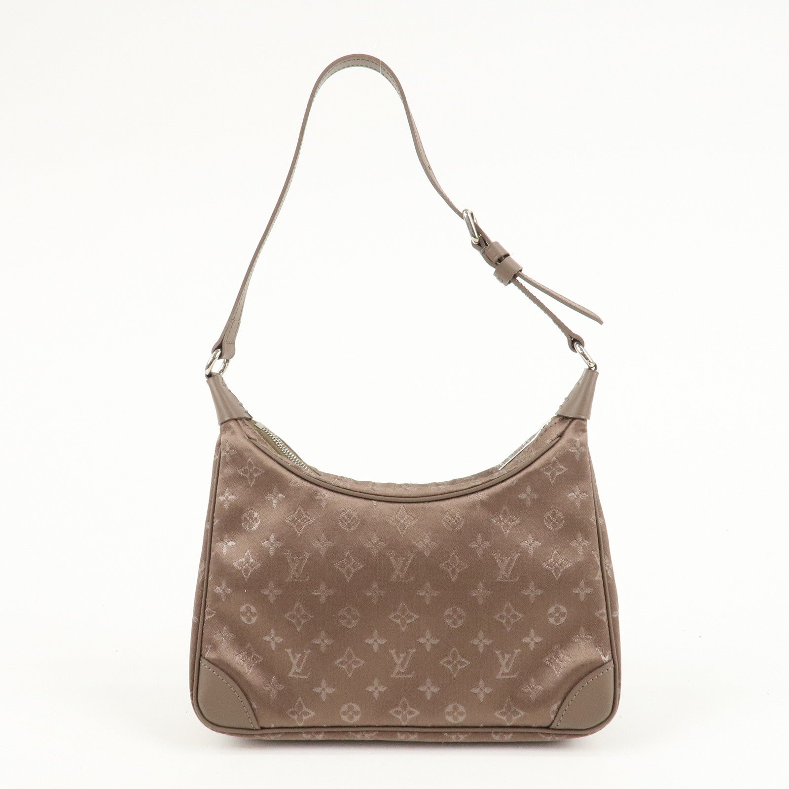 Louis Vuitton Monogram Satin Little Boulogne Hand Bag M92143 Used