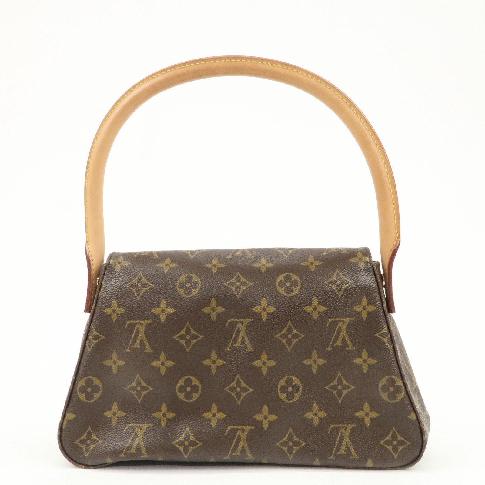 Louis Vuitton Monogram Mini Looping Shoulder Bag Hand Bag M51147 Used