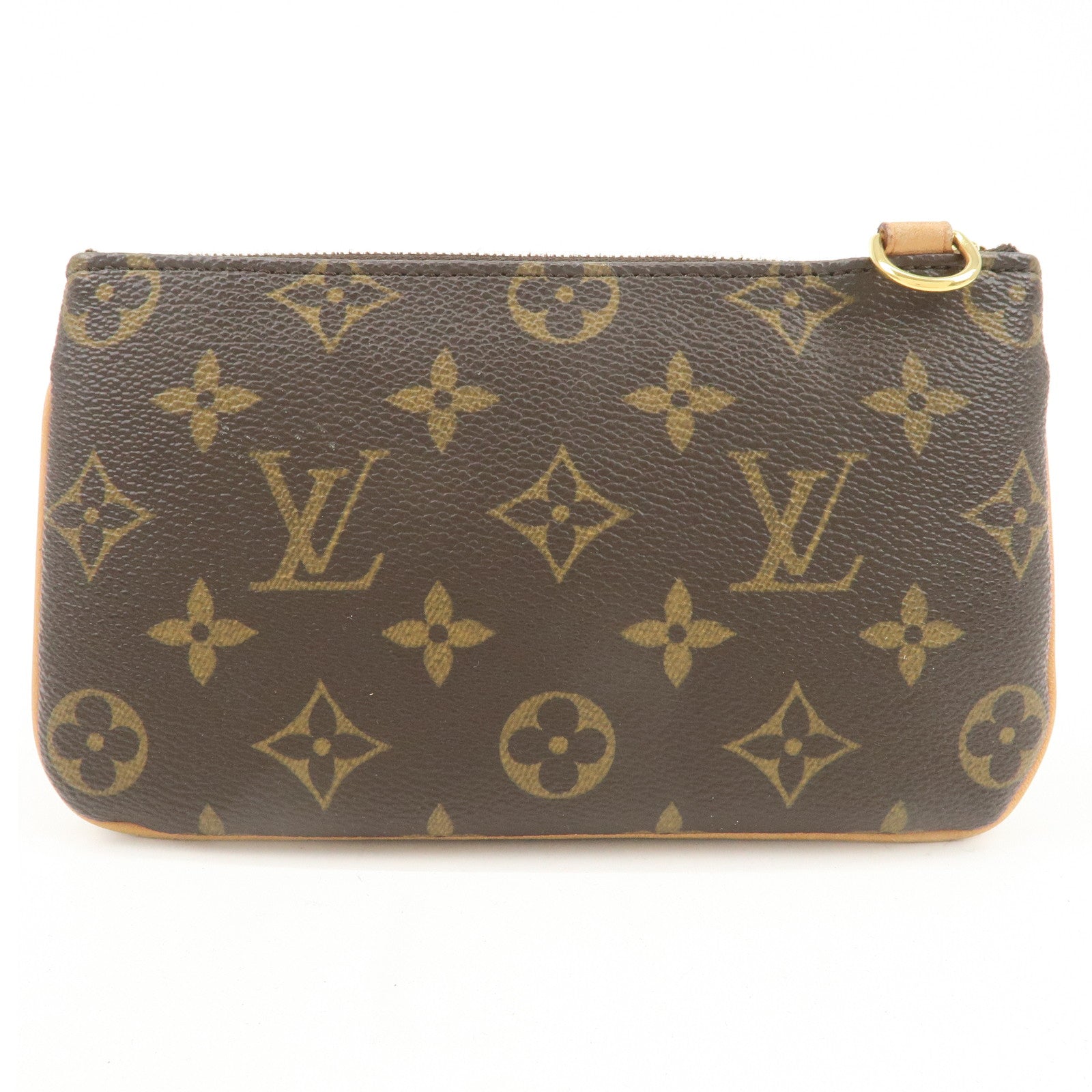 Louis Vuitton Monogram Pochette Tikal Pouch Purse M60019 Used