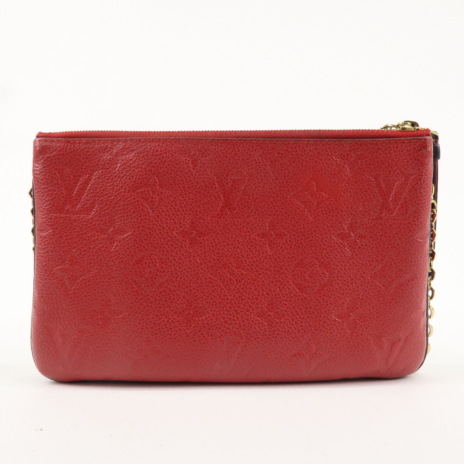 Louis Vuitton Monogram Empreinte Pochette Double Zip M63916