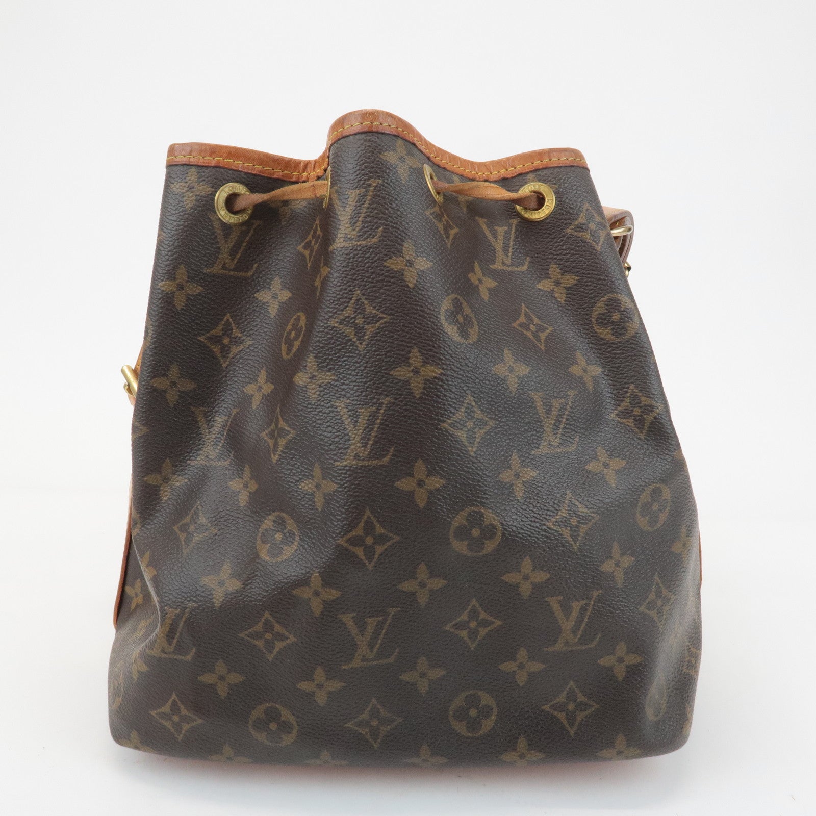 Louis Vuitton Monogram Petit Noe Shoulder Bag Brown M42226 Used