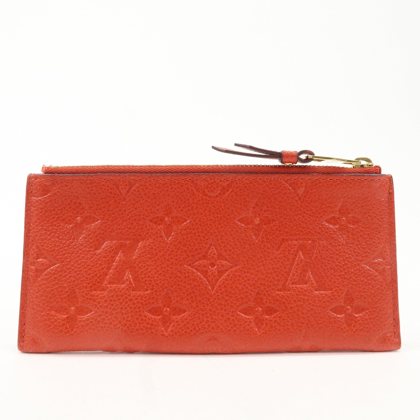 Louis Vuitton Monogram  Empreinte Portefeuille Cerise Cion Case Used