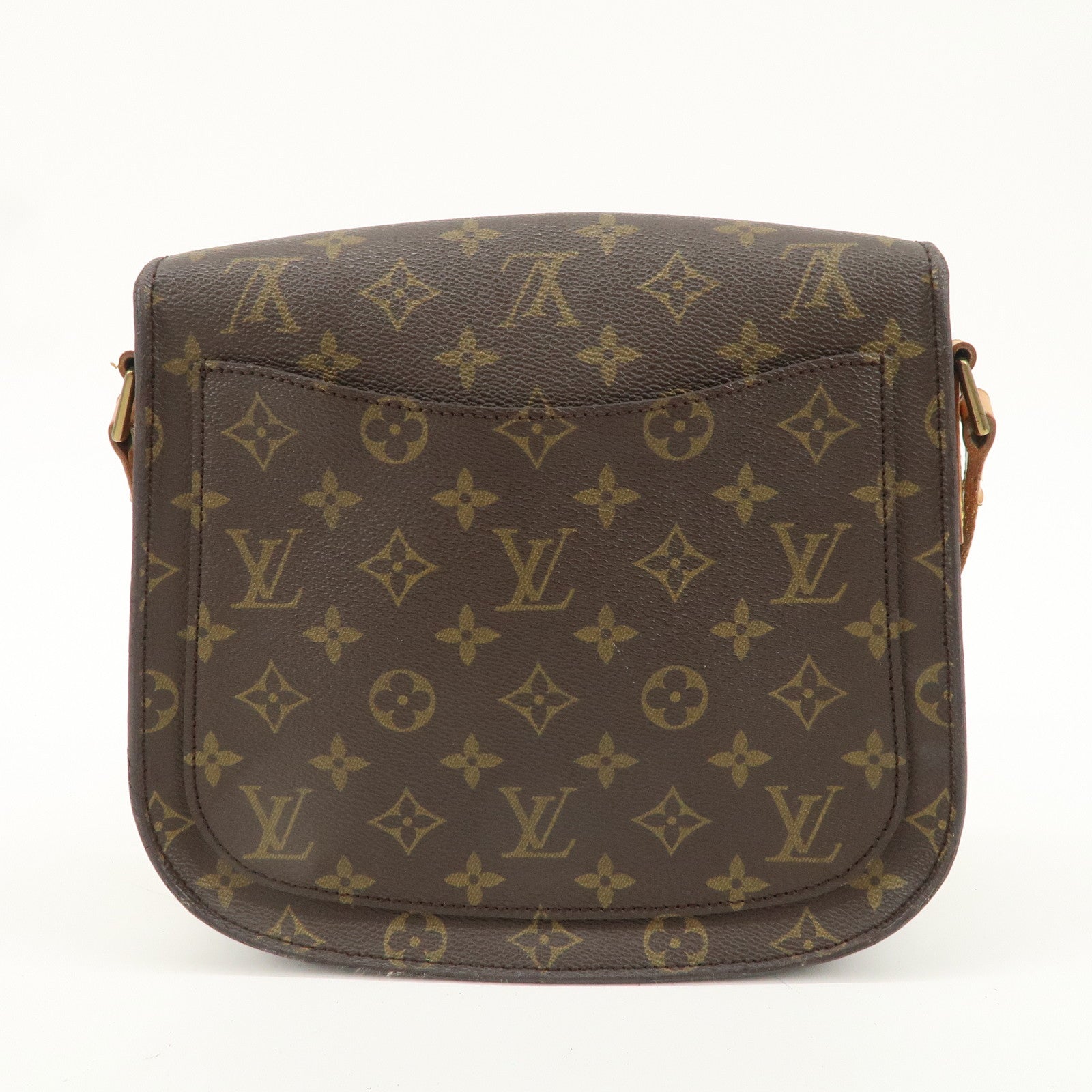 Louis Vuitton Monogram Saint Cloud GM Shoulder Bag Brown M51242