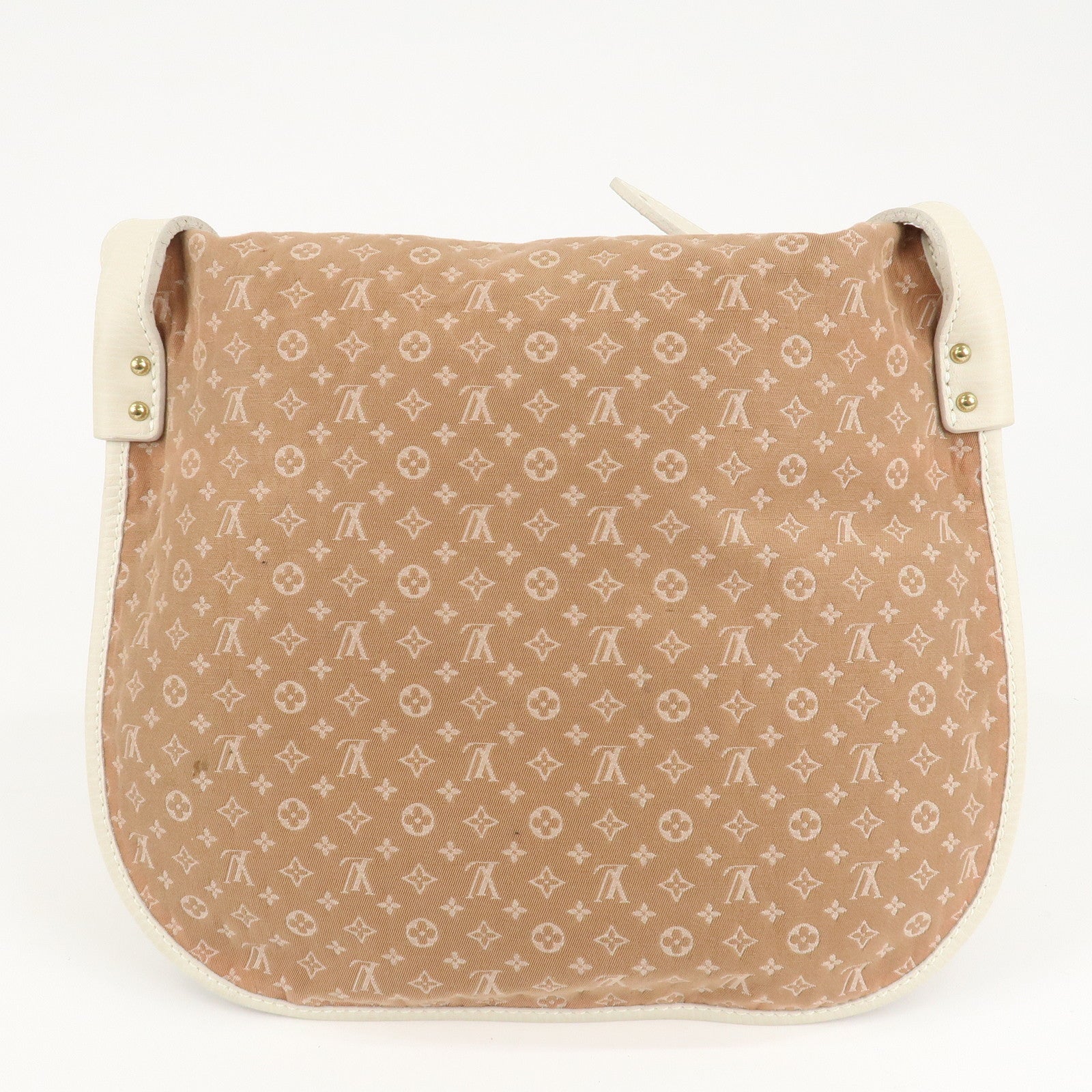 Louis Vuitton Monogram Mini Initial Aman Beige White M40020 Used